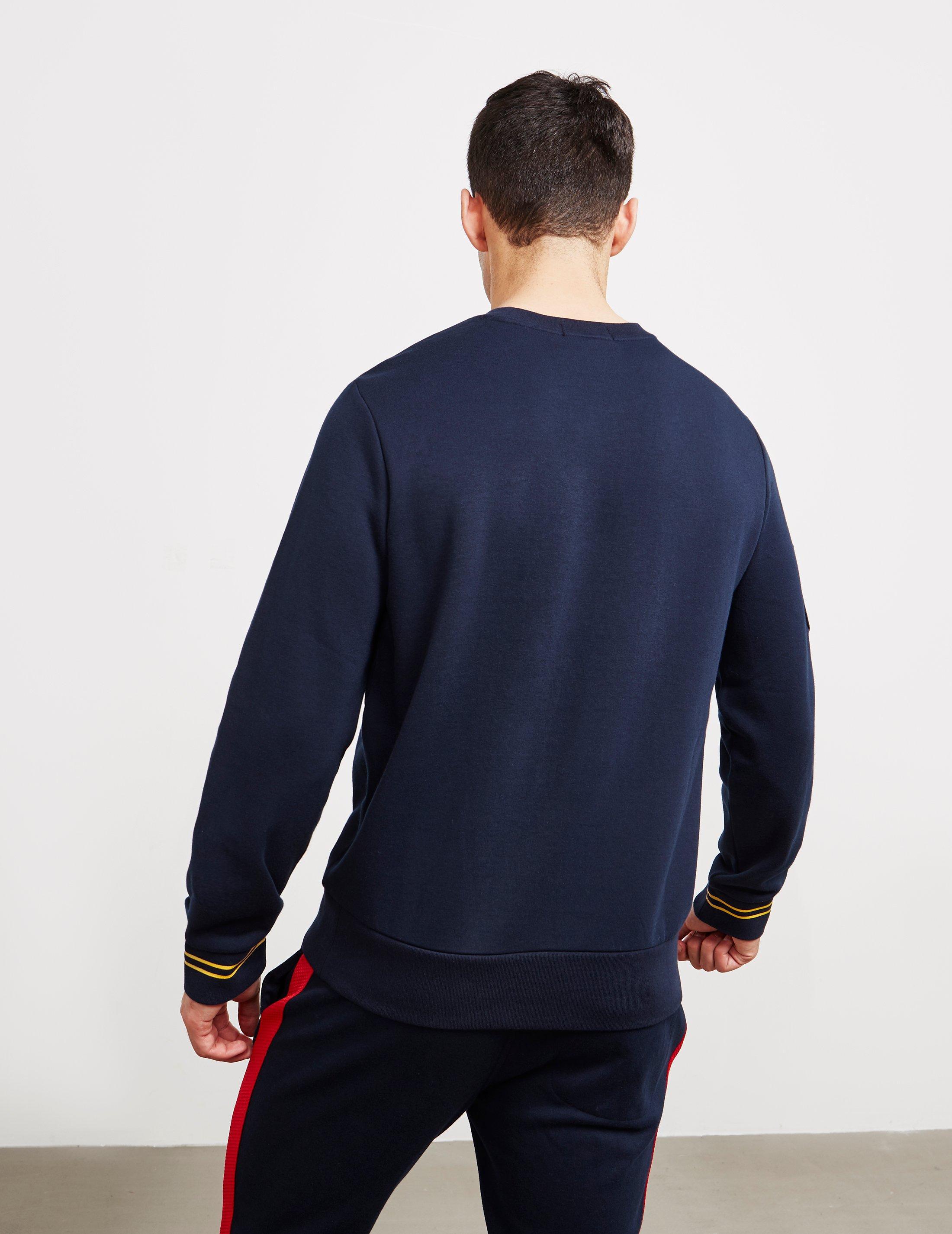 Lyst - Polo Ralph Lauren Crest Sweatshirt Navy Blue in Blue for Men