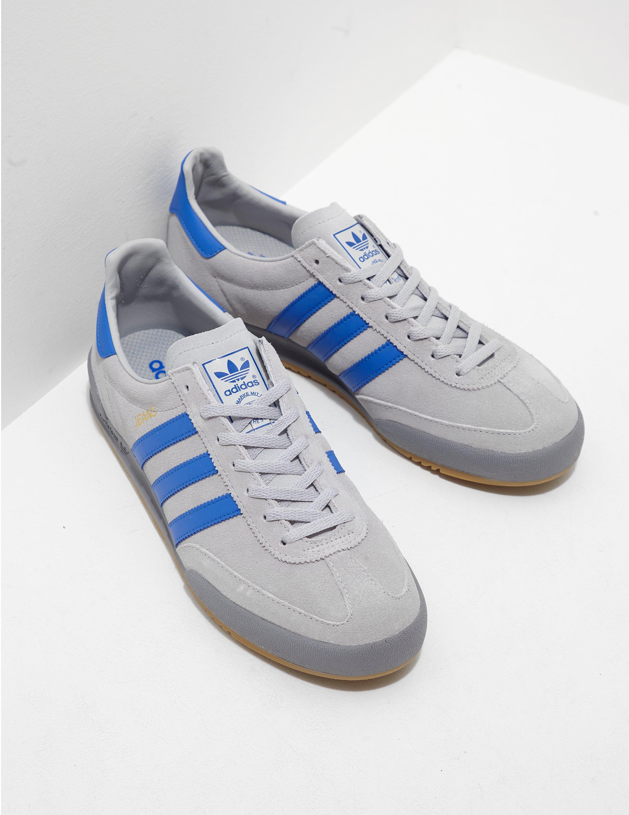 adidas jeans grey and blue