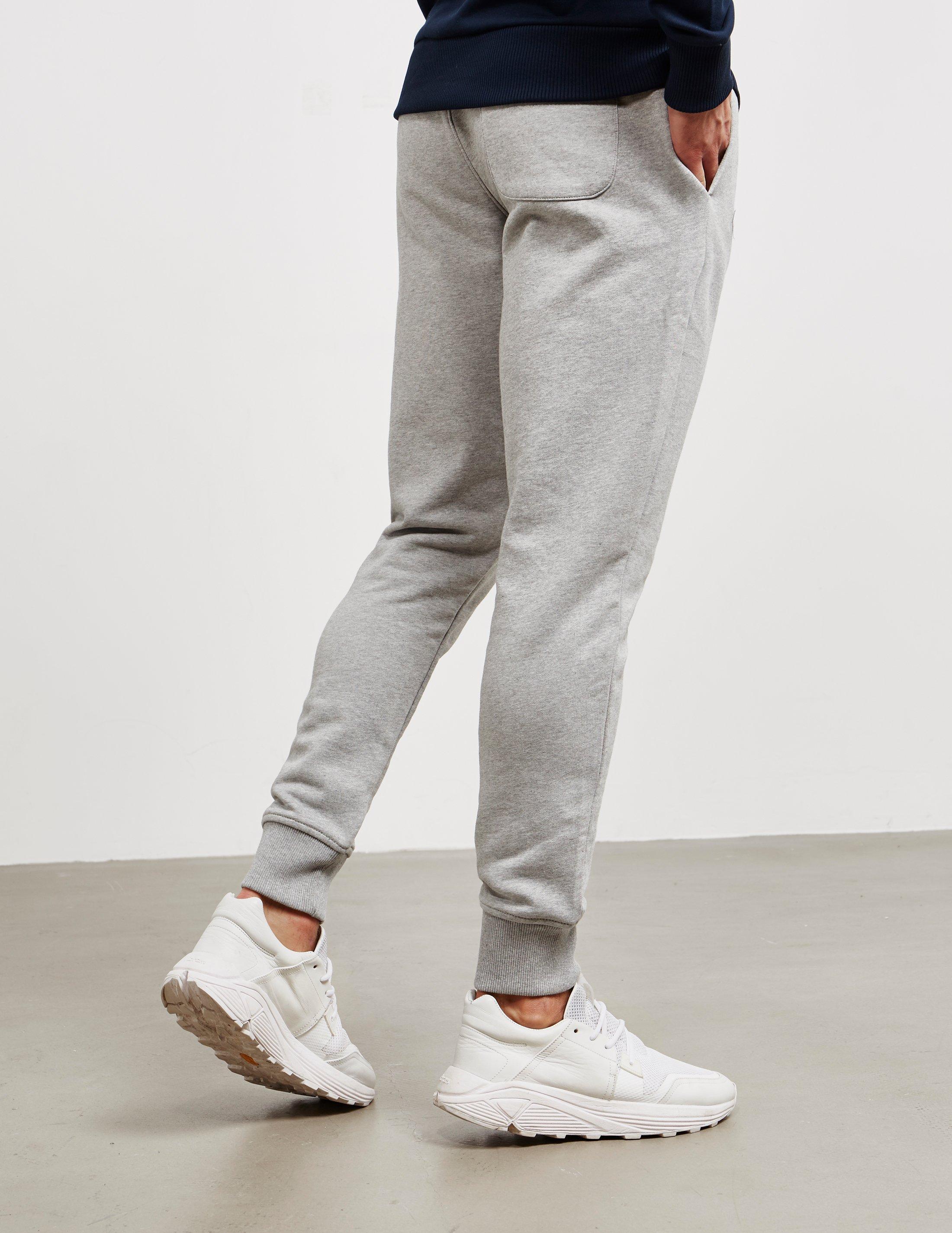 tommy hilfiger logo cuffed fleece pants