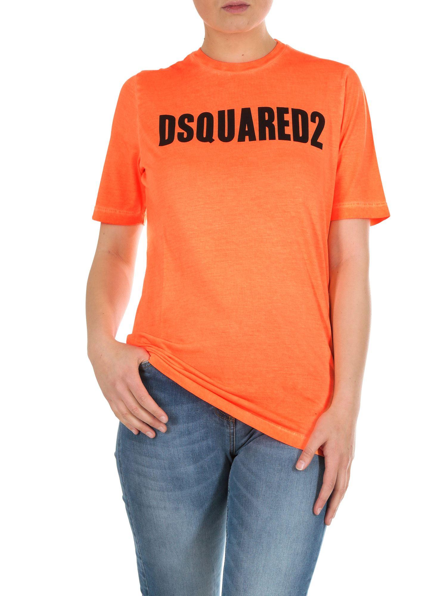 dsquared pullover orange
