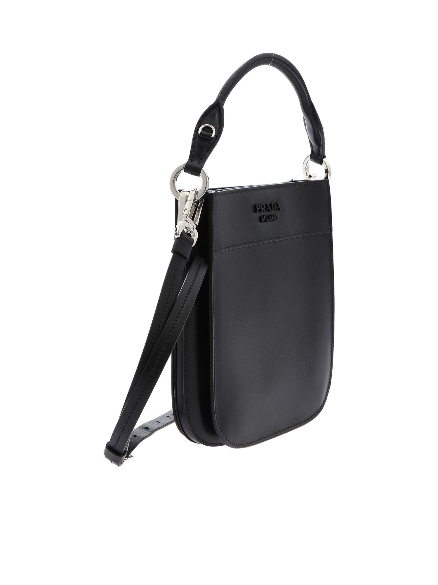 Prada Shoulder Bag Margit Small Black in Black - Lyst