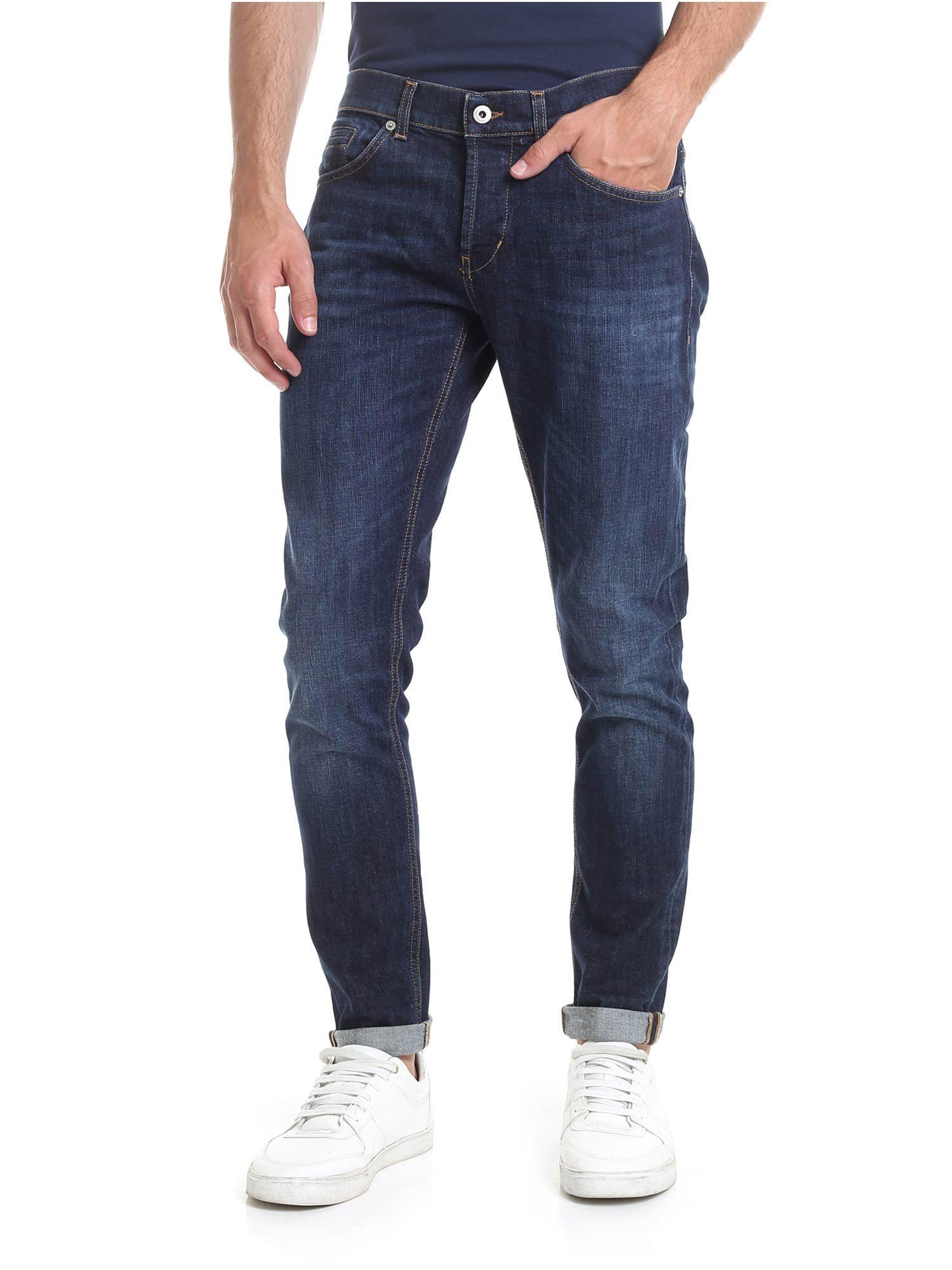 Dondup Denim George Jeans In Dark Blue for Men - Lyst