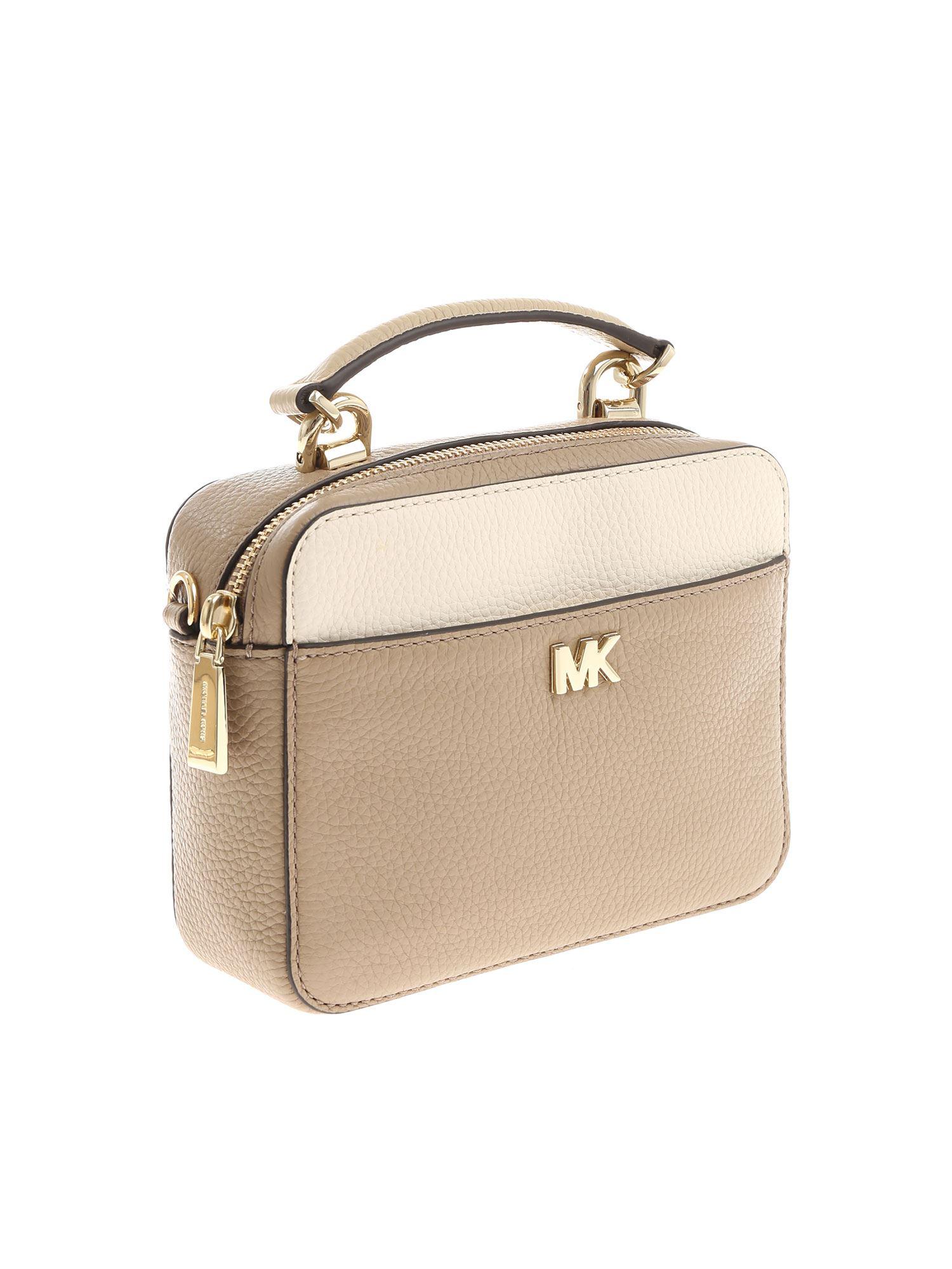 Lyst Michael Kors Taupe Crossbody Bag Michael Kors Multicolor Taupe Crossbody Bag Lyst View Fullscreen