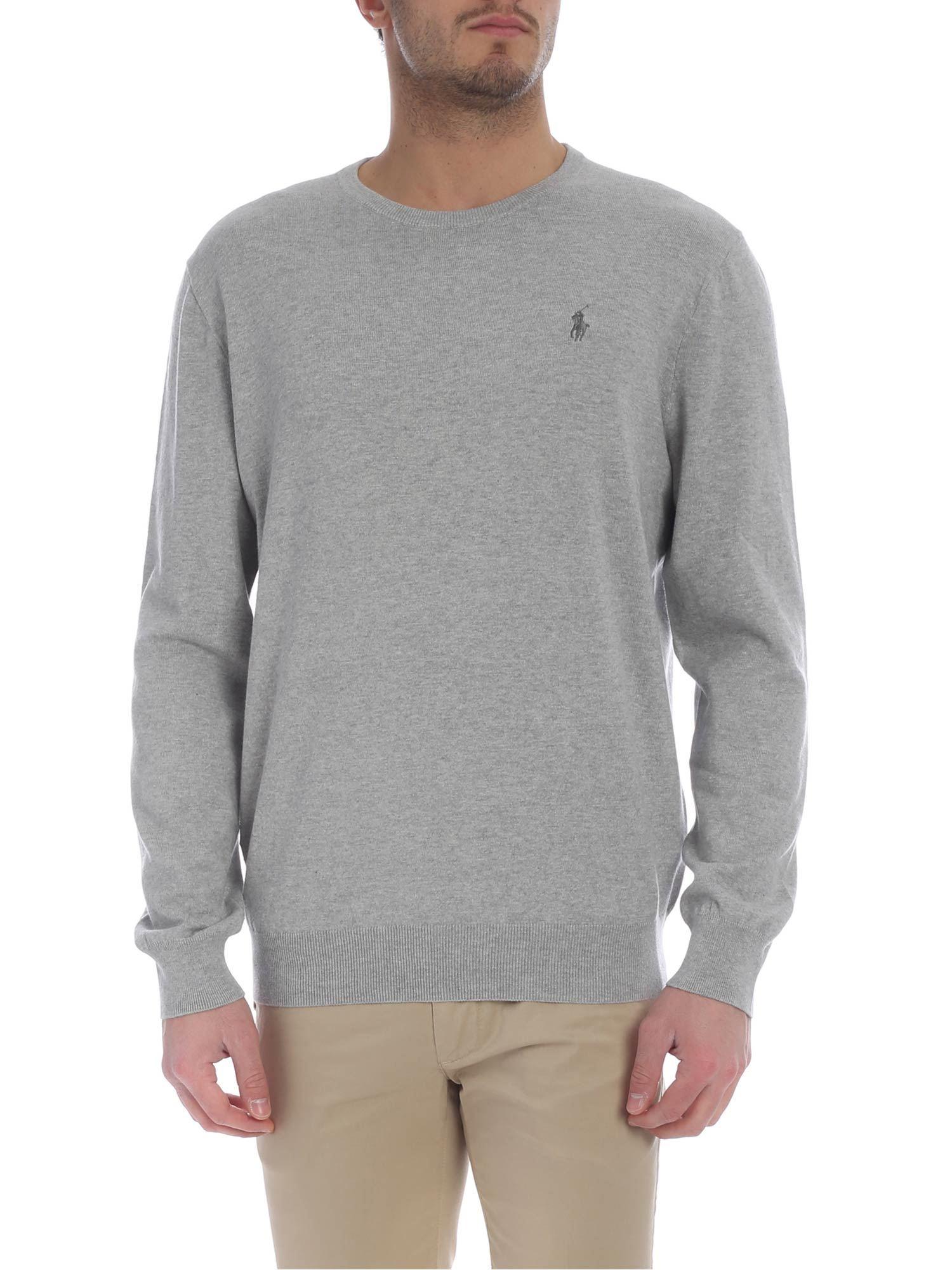 Lyst - Polo Ralph Lauren Grey Sweater in Gray for Men