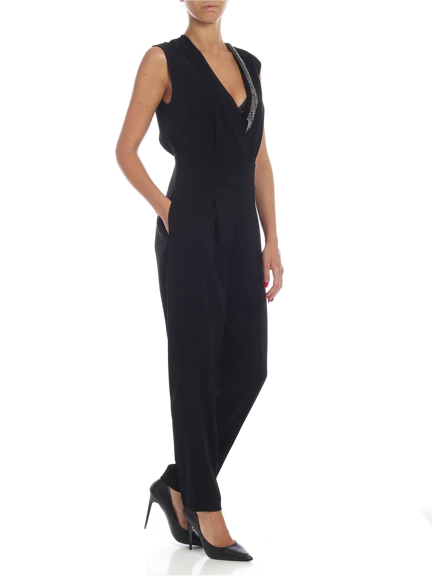 Pinko Synthetic Rampicare Jumpsuit In Black - Lyst