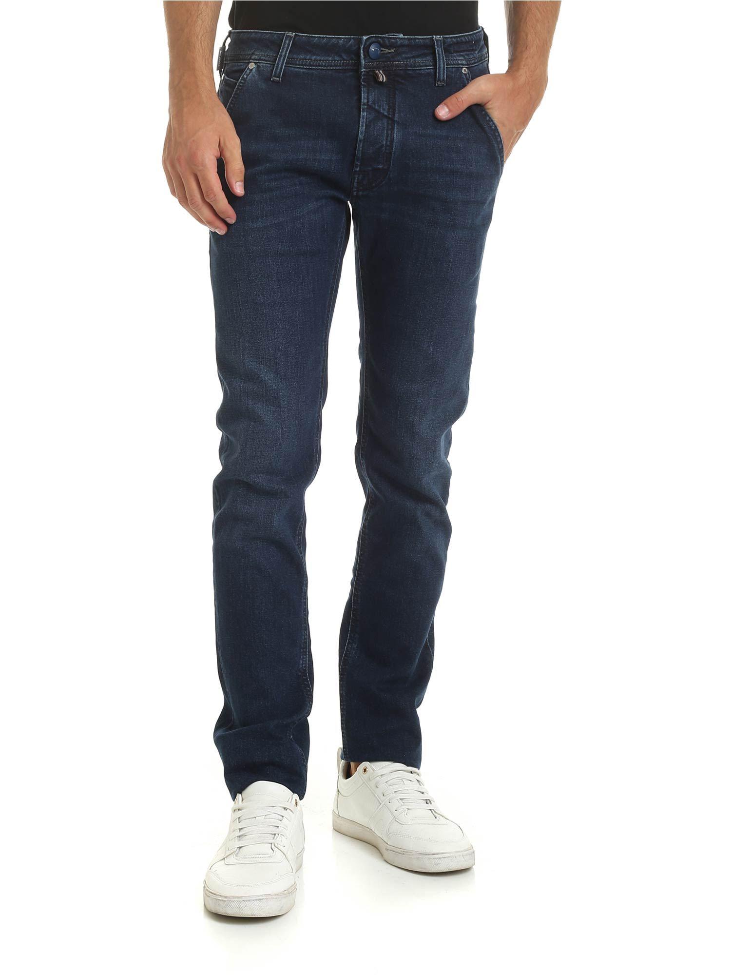 Jacob Cohen Denim Side Slash Pockets Jeans In Blue for Men - Lyst
