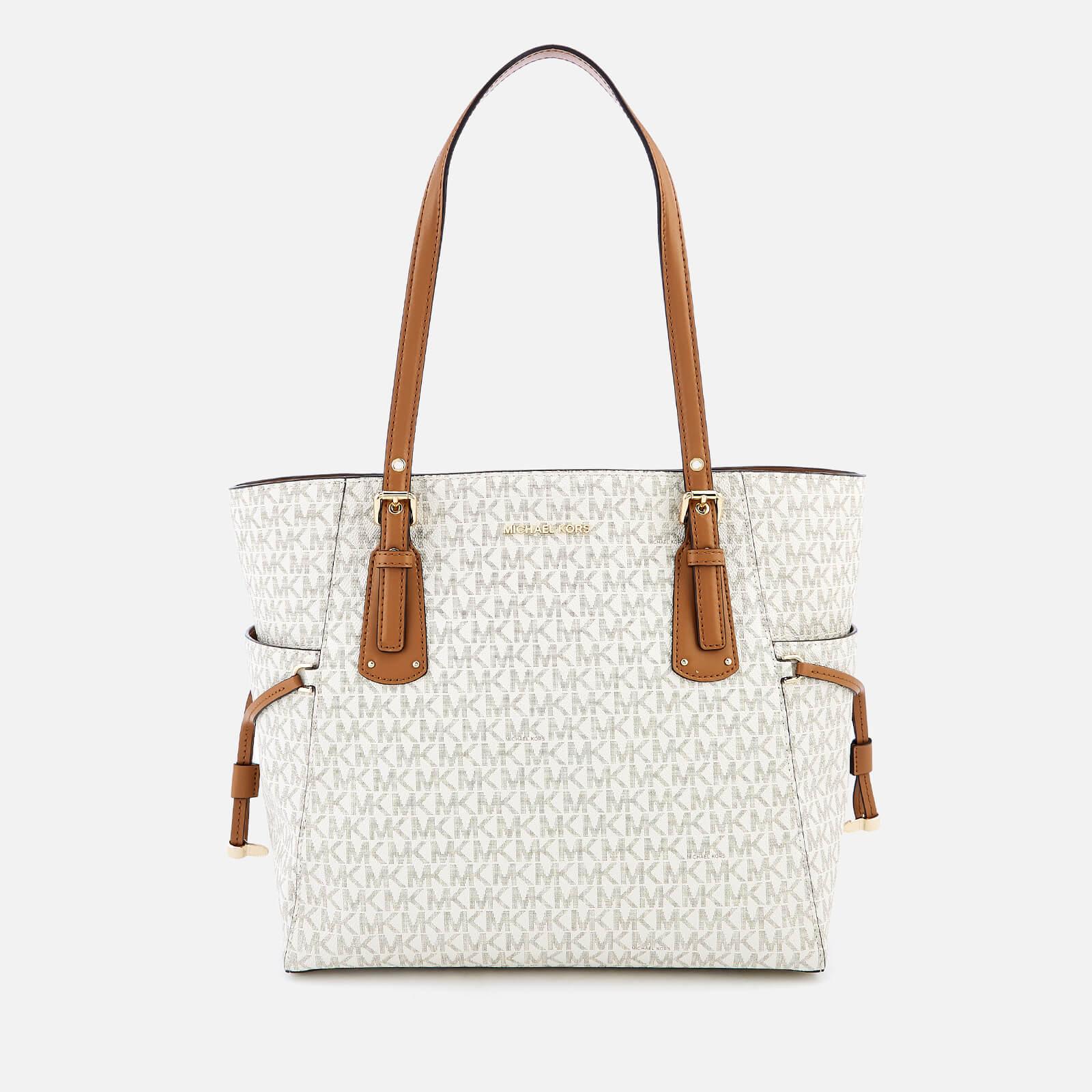 Lyst - MICHAEL Michael Kors Voyager East West Tote Bag in White