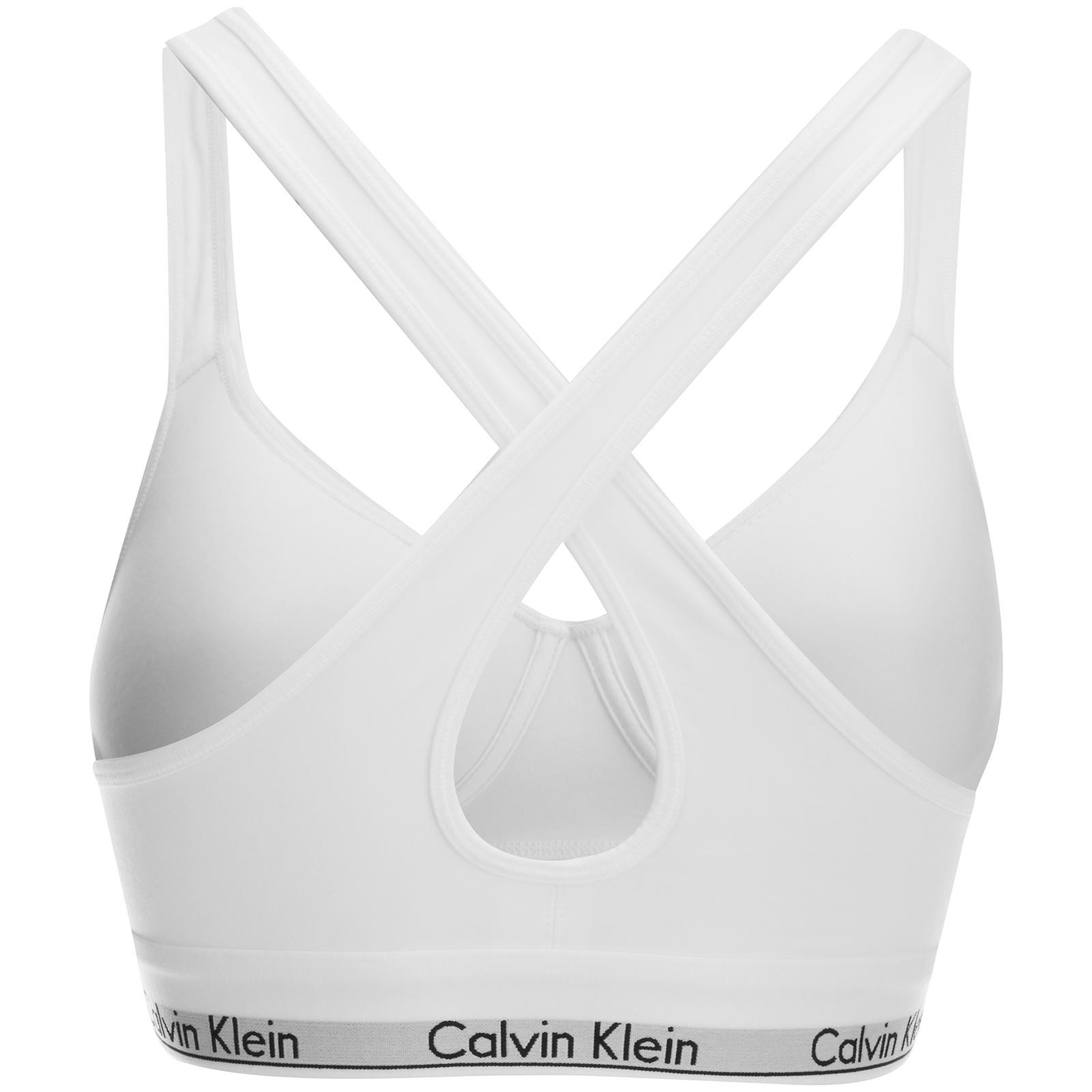 Lyst - Calvin Klein Modern Cotton Lift Bralette in White