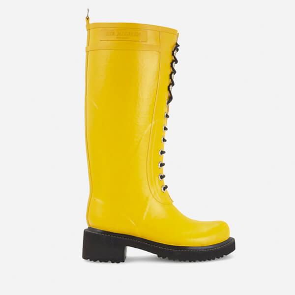 ilse jacobsen lace up rubber boots