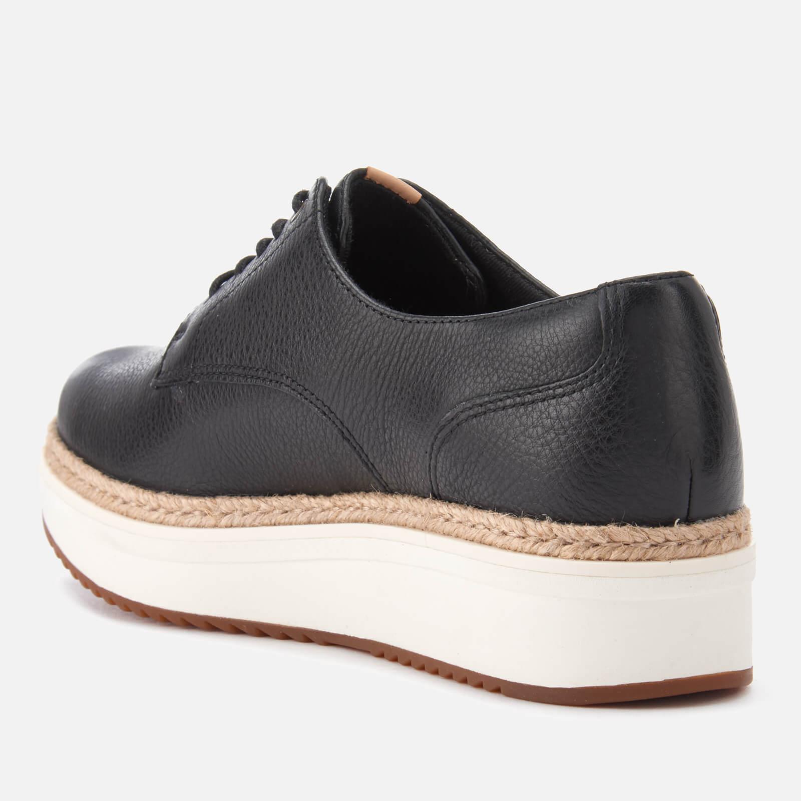 clarks platform oxfords