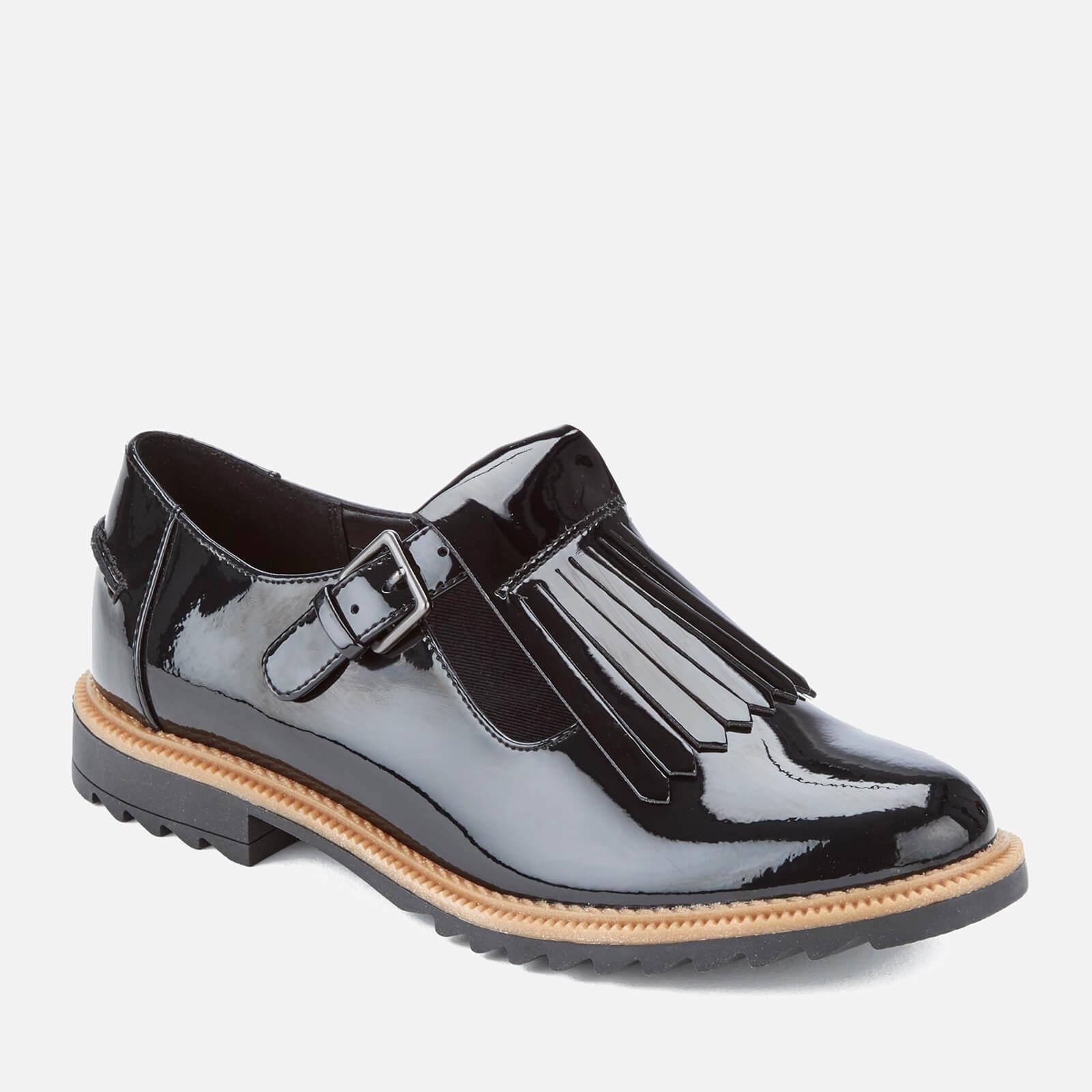 clarks griffin mia black leather