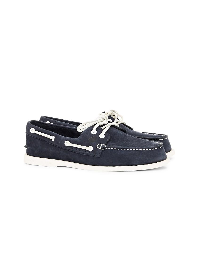 Sperry top-sider Top-sider Washable Leather Boat Shoe Navy ...