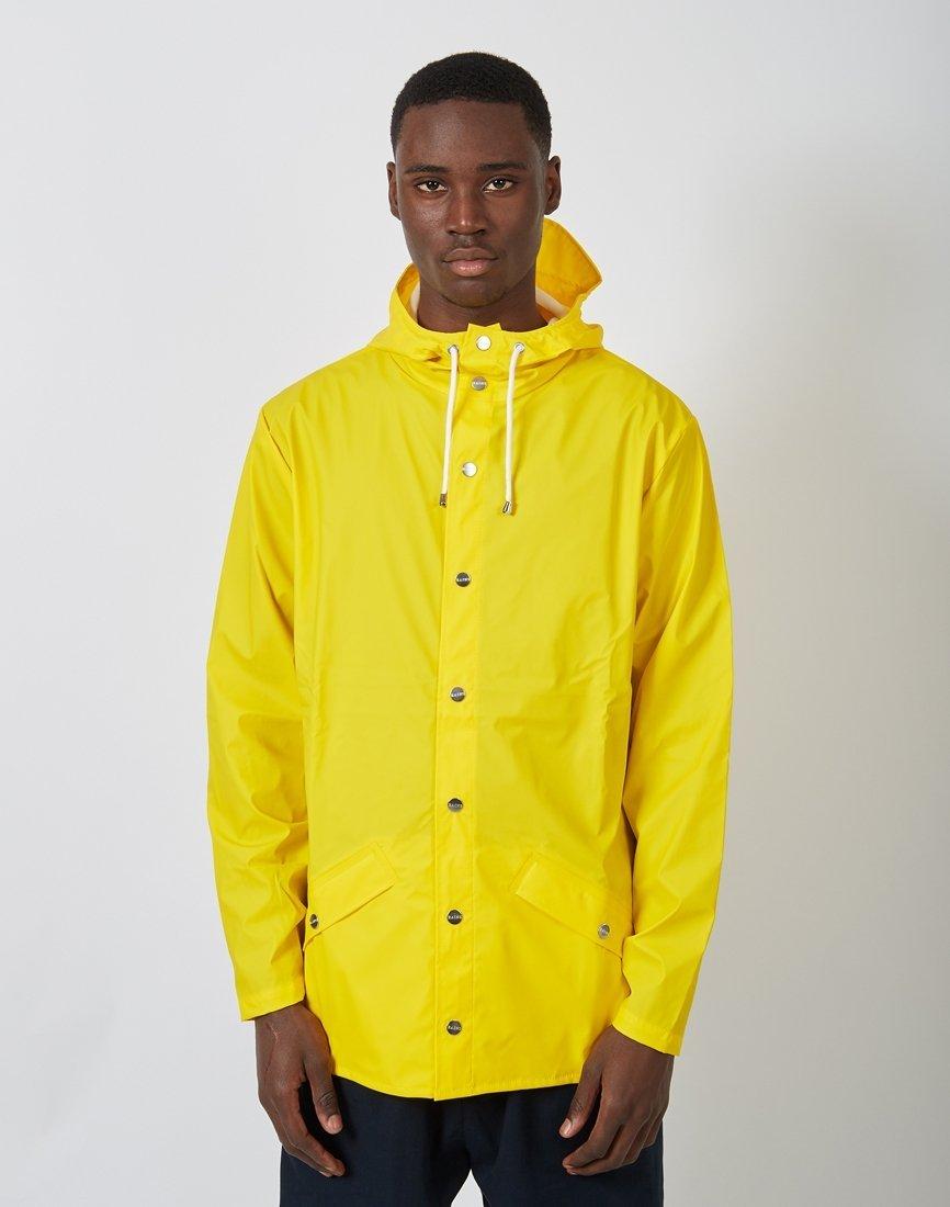 Lyst - Rains Jacket Yellow in Yellow for Men