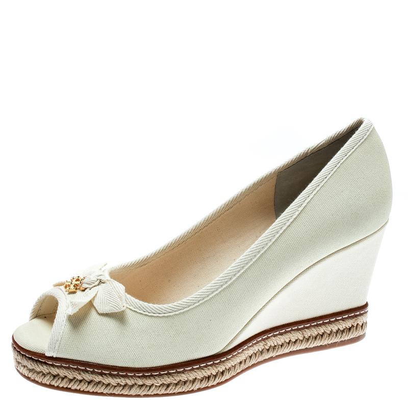 tory burch wedge pumps