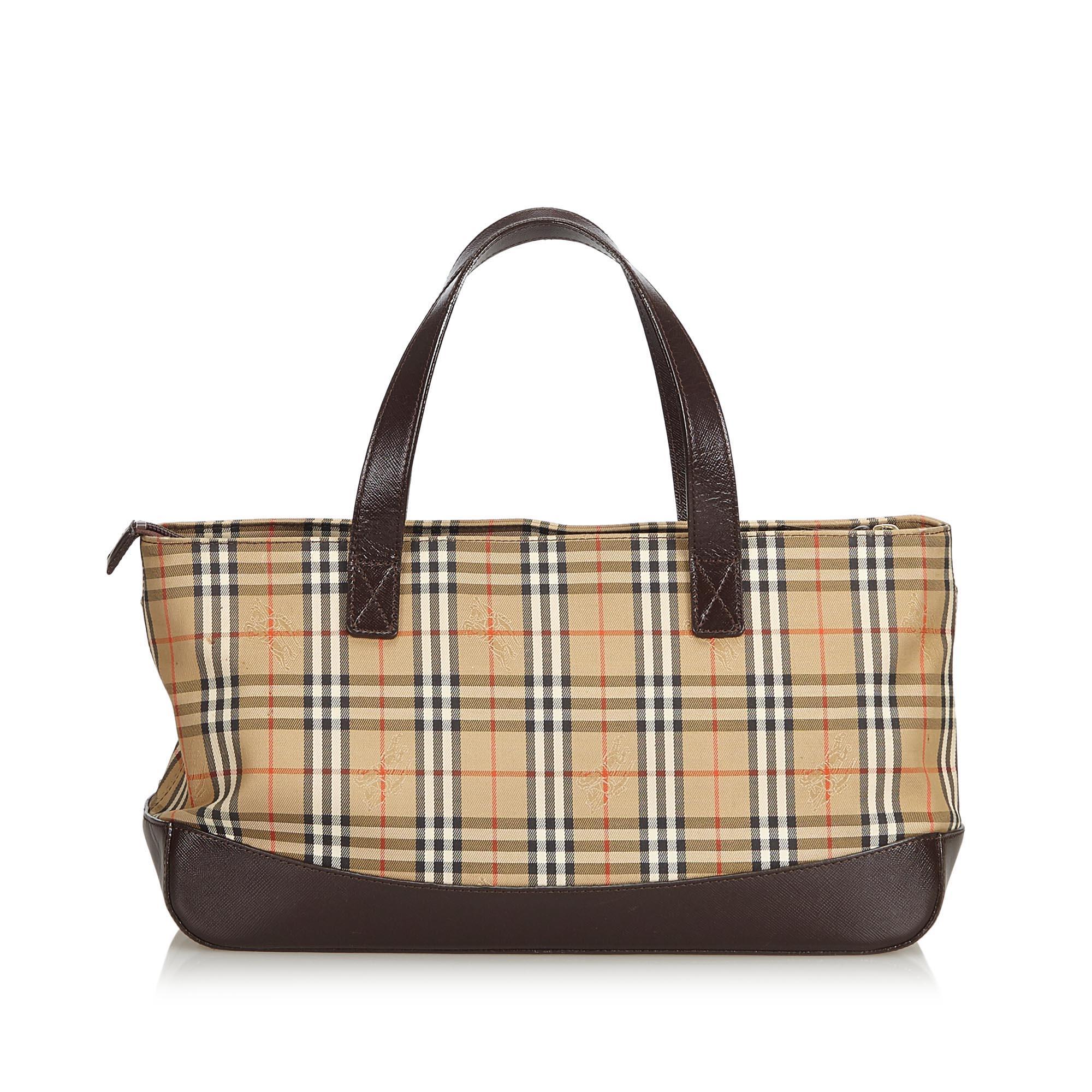 Burberry Tote Bags Brown Color