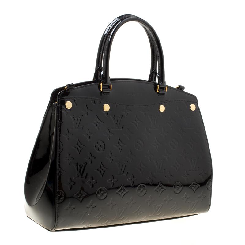 Louis Vuitton Monogram Vernis Brea Mm Nm Bag in Black - Lyst