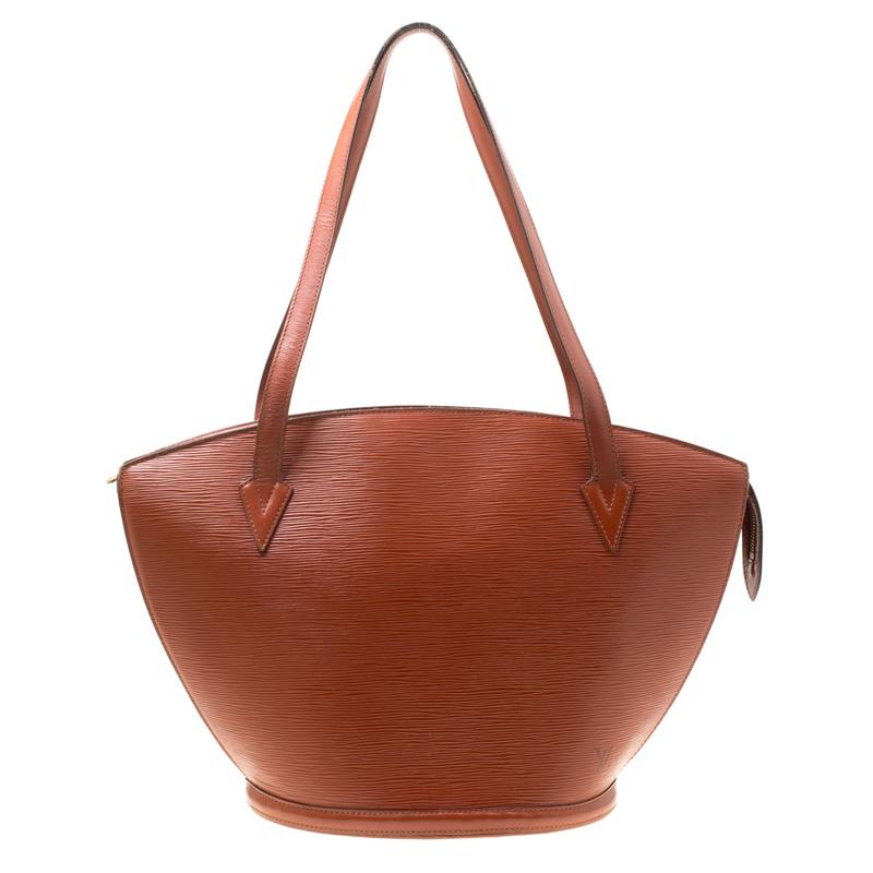Lyst - Louis Vuitton Kenyan Fawn Epi Leather Saint Jacques Gm Bag in Brown