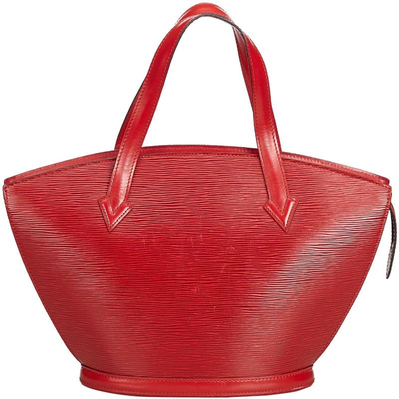 Lyst - Louis Vuitton Epi Saint Jacques Short Strap Everyday Bag in Red - Save 11%