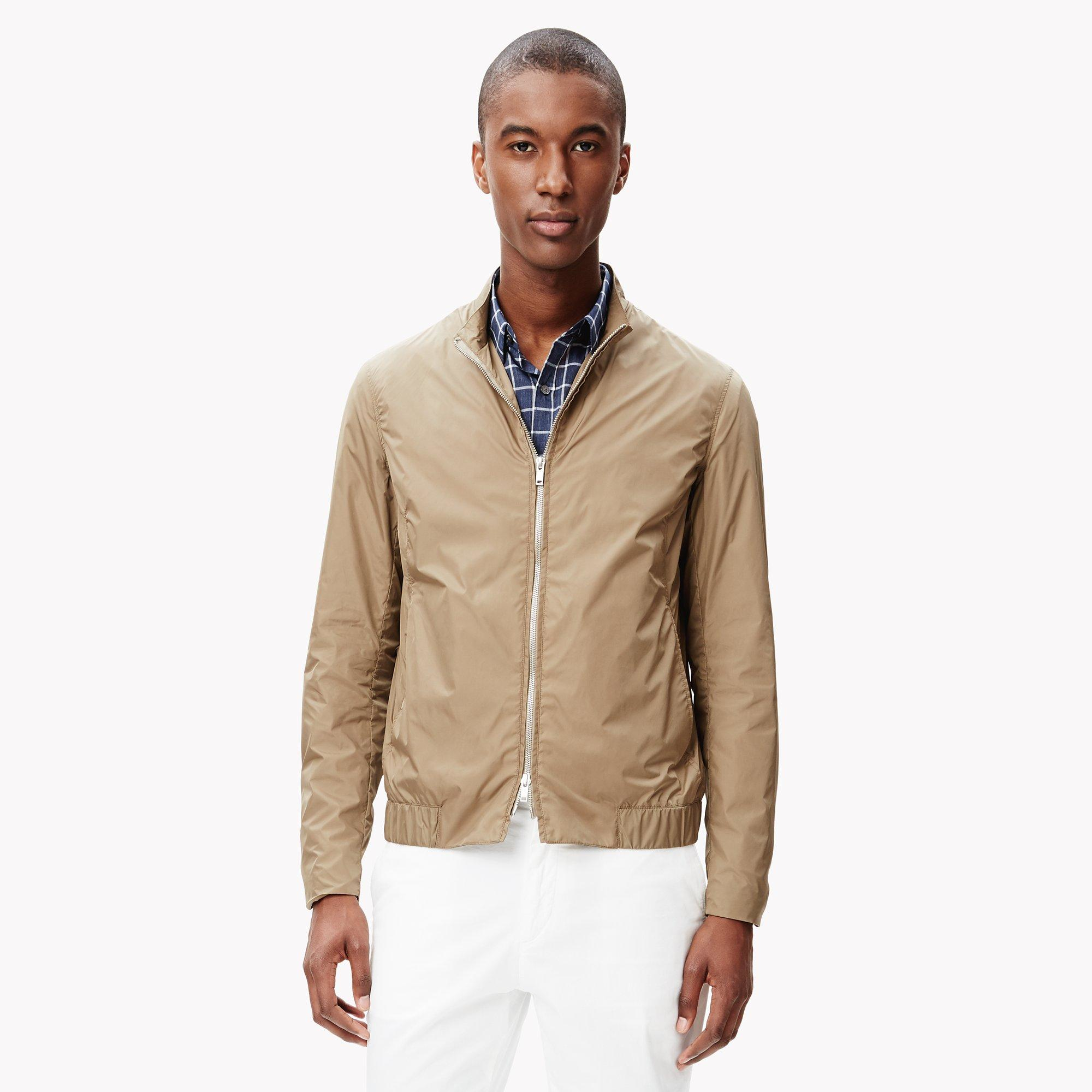 Theory Tech Stand Collar Jacket in Natural for Men Lyst
