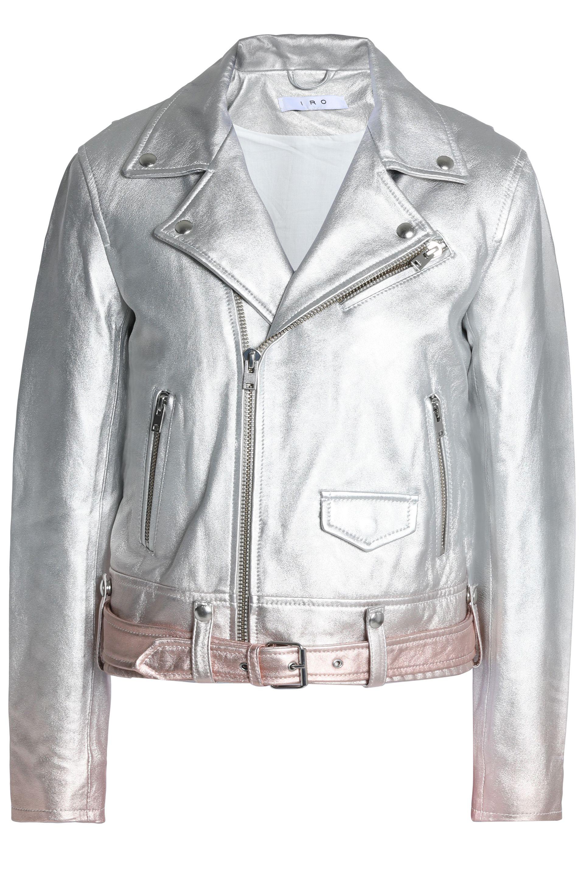 Iro Dégradé Leather Jacket In Metallic Lyst Iro Women S Metallic Dégradé Leather Jacket
