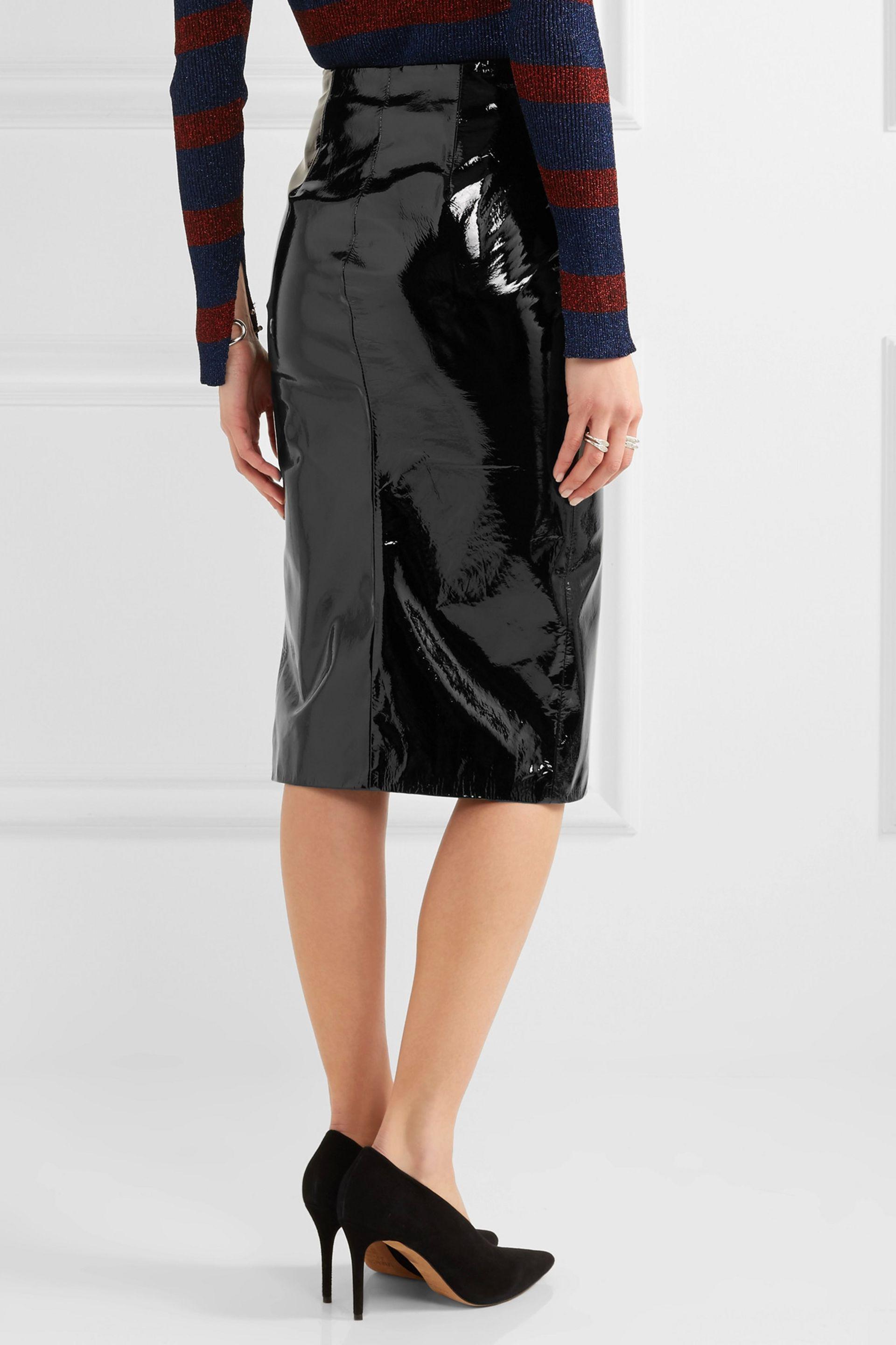 lyst-topshop-unique-patent-leather-pencil-skirt-in-black