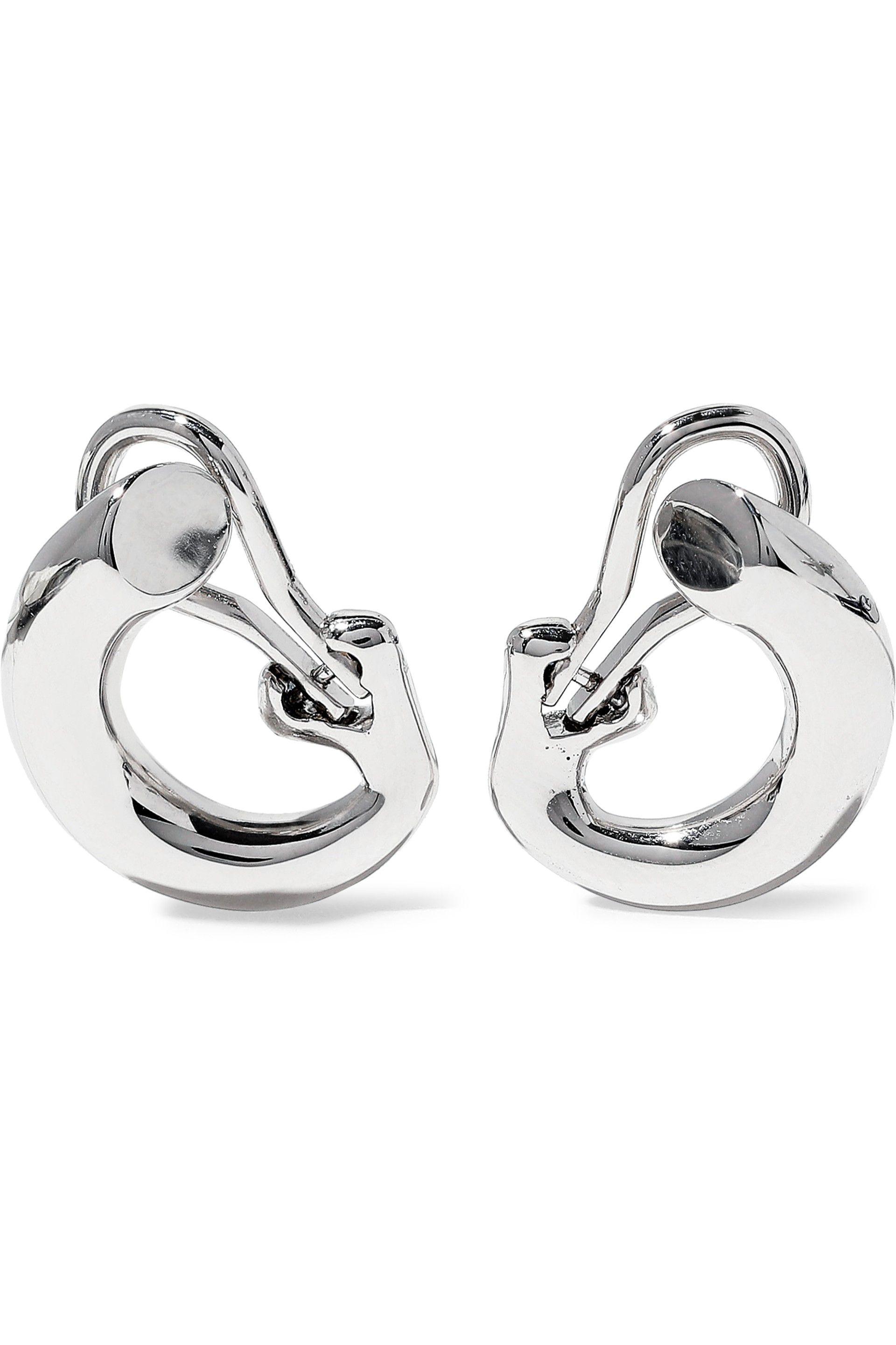 Lyst Charlotte Chesnais Monie Sterling Silver Clip Earrings In Charlotte Chesnais Women S Metallic Monie Sterling Silver Clip Earrings