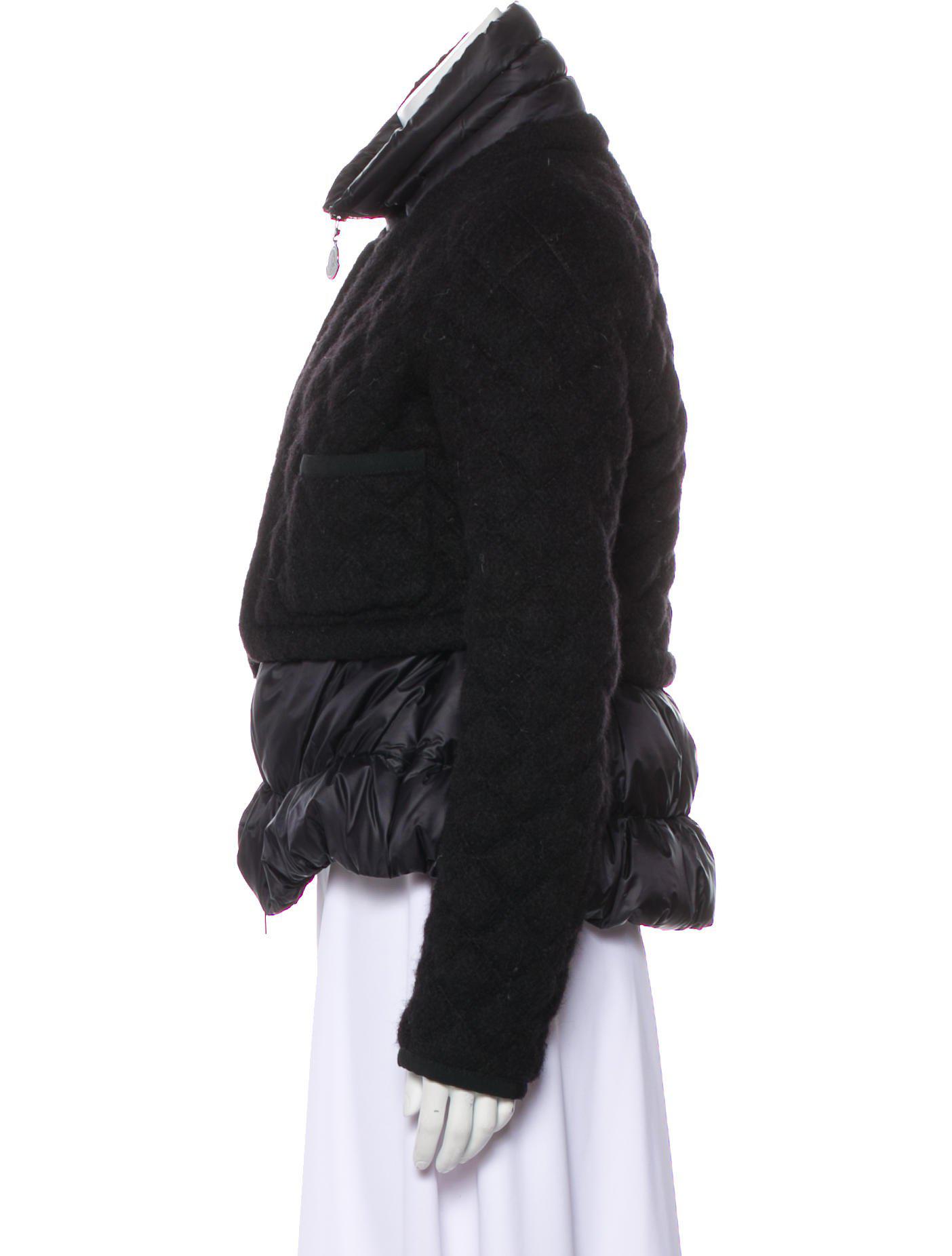 moncler black down gaufre jacket moncler black down gaufre jacket