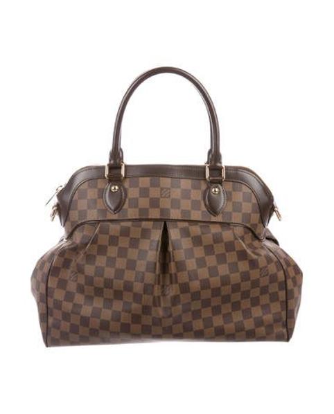 Lyst - Louis Vuitton Damier Ebene Trevi Gm Brown in Natural - Save 6.68896321070234%