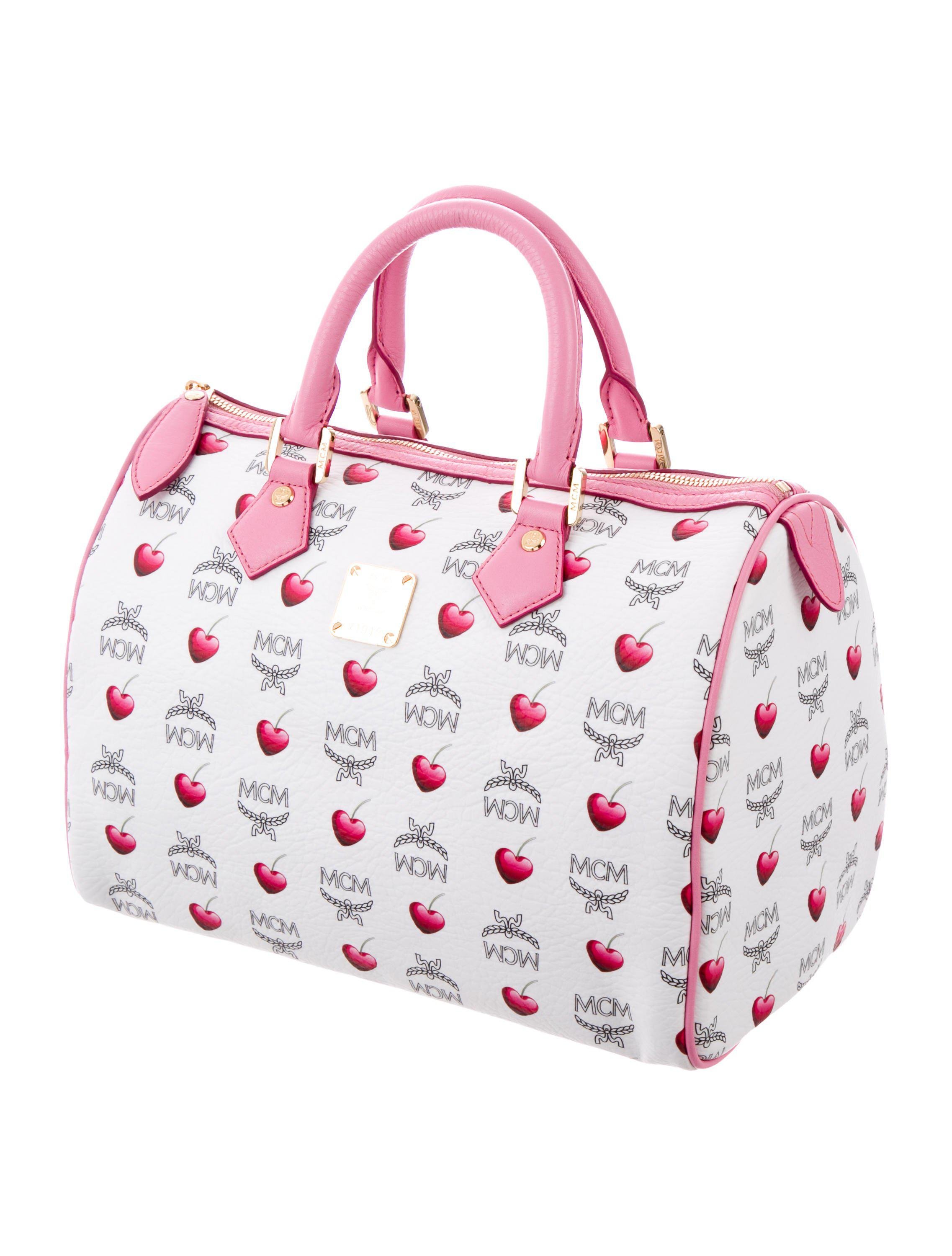 mcm purse pink