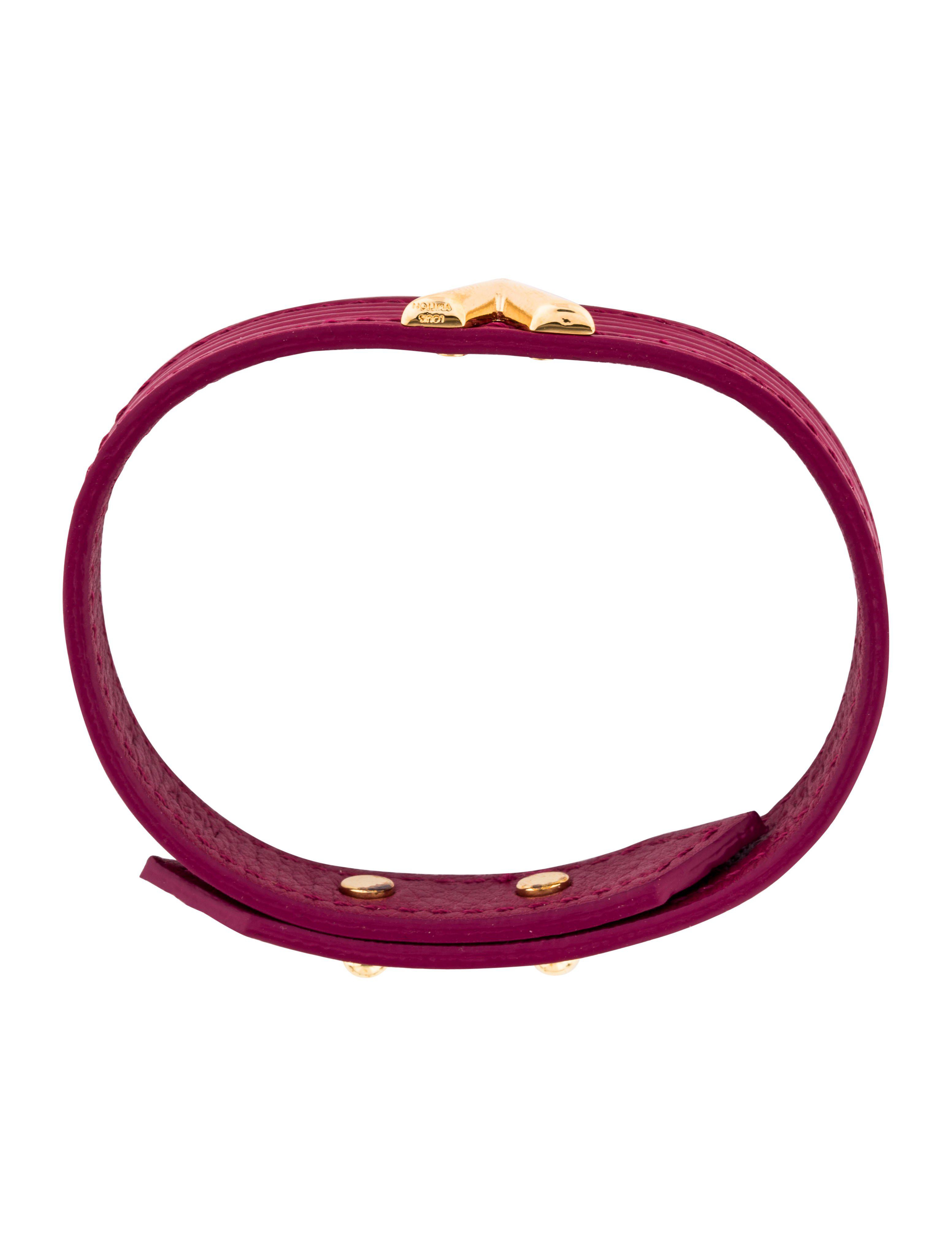 Lyst - Louis Vuitton Essential V Bracelet Gold in Metallic