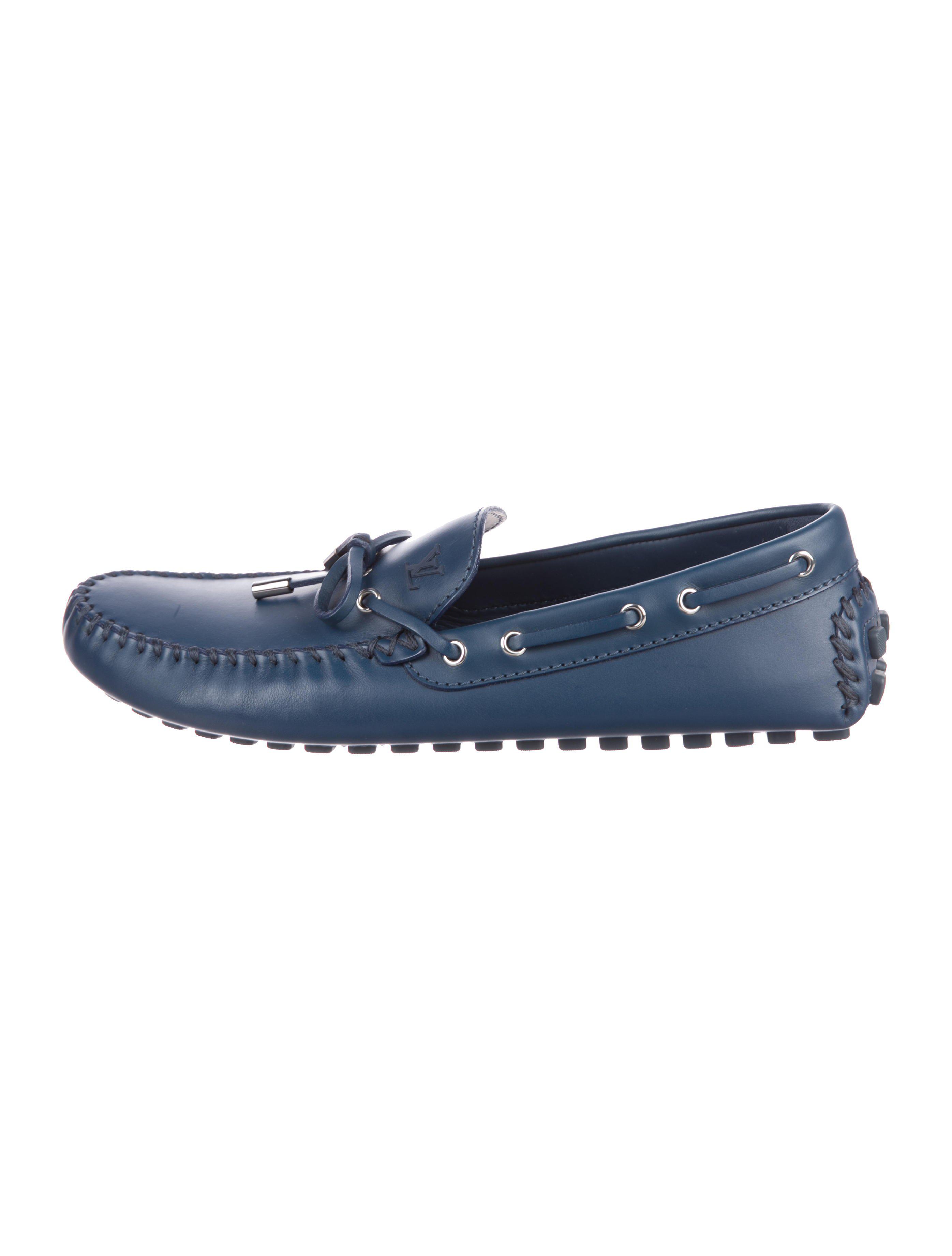 Lyst - Louis Vuitton Arizona Driving Loafers W/ Tags in Blue for Men