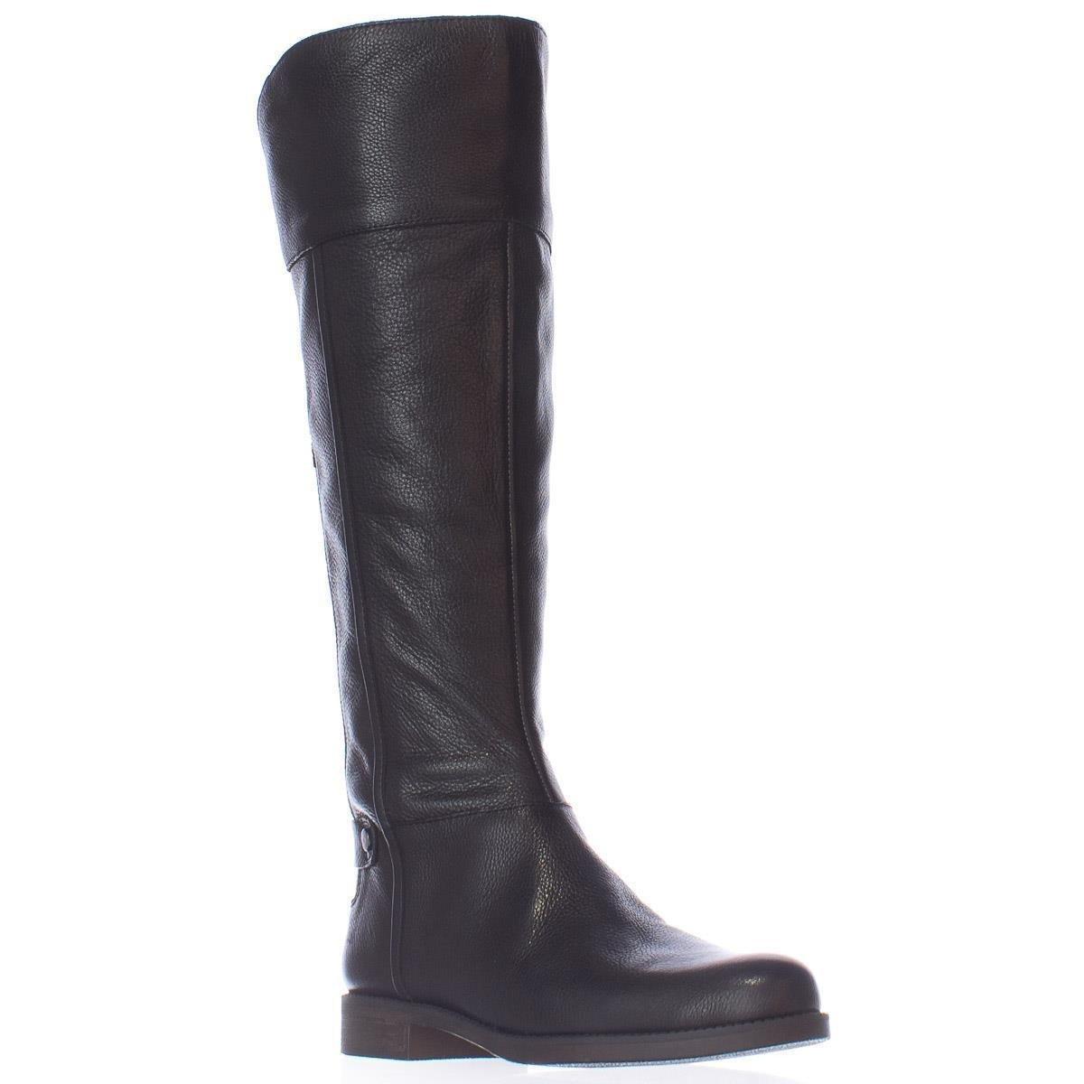 Franco sarto Christine Wide Calf Riding Boots - Black in Black - Save 4 ...