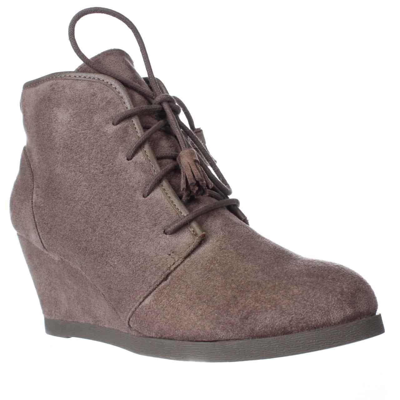 Brown lace up wedge booties Deck out your wardrobe with Wedge Booties. Discover Brown Wedge Booties, Black Wedge Booties and more at Macy's. Macy's Presents: The Edit- A curated mix of fashion and inspiration Check It Out. Free Shipping with $99 purchase + Free Store Pickup. Contiguous US. UGG® Women's Jeovana Wedge Lace-Up Booties.