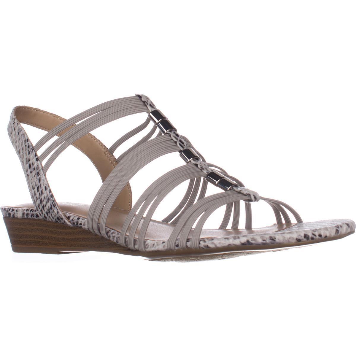 Lyst Naturalizer Jilly Low heel  Comfort Sandals  in Gray 