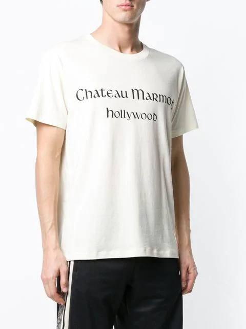 Gucci Slogan  Print T shirt in White for Men Lyst