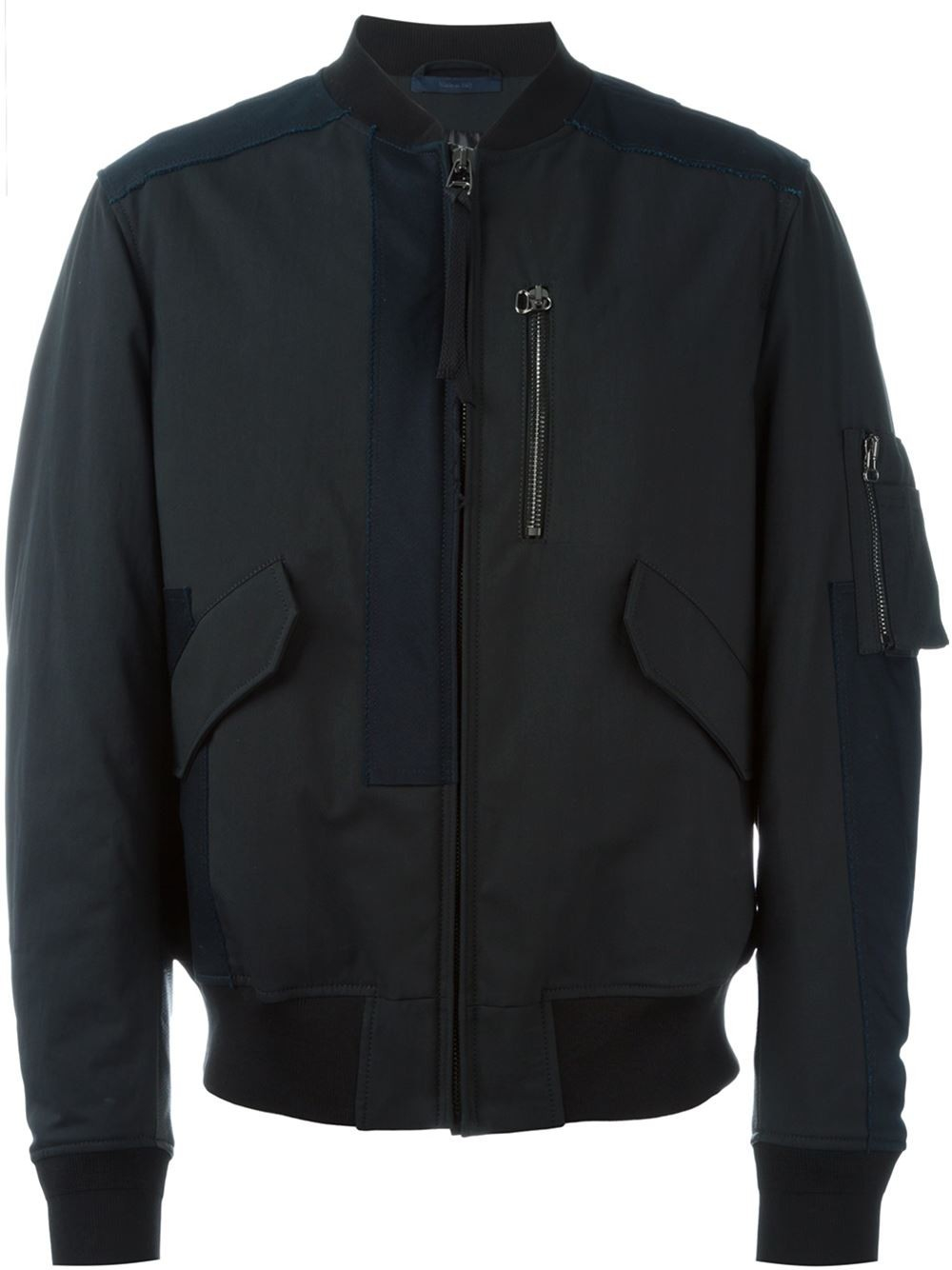 Lanvin Bomber Jacket in Black for Men | Lyst