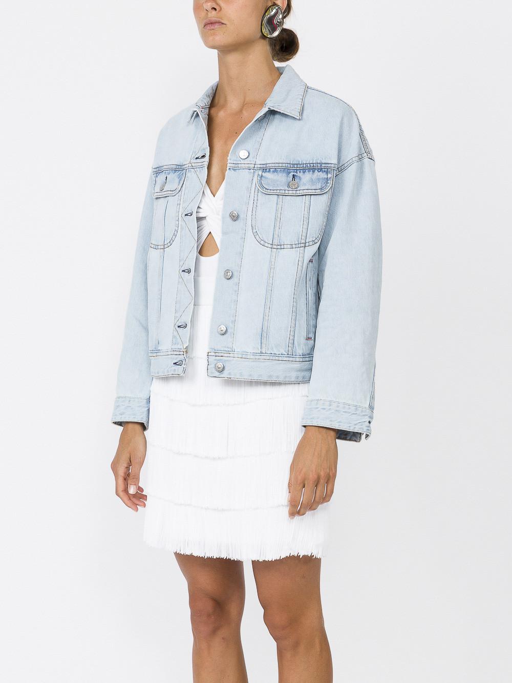 Lyst Acne Light Blue Lamp Jacket In Gallery