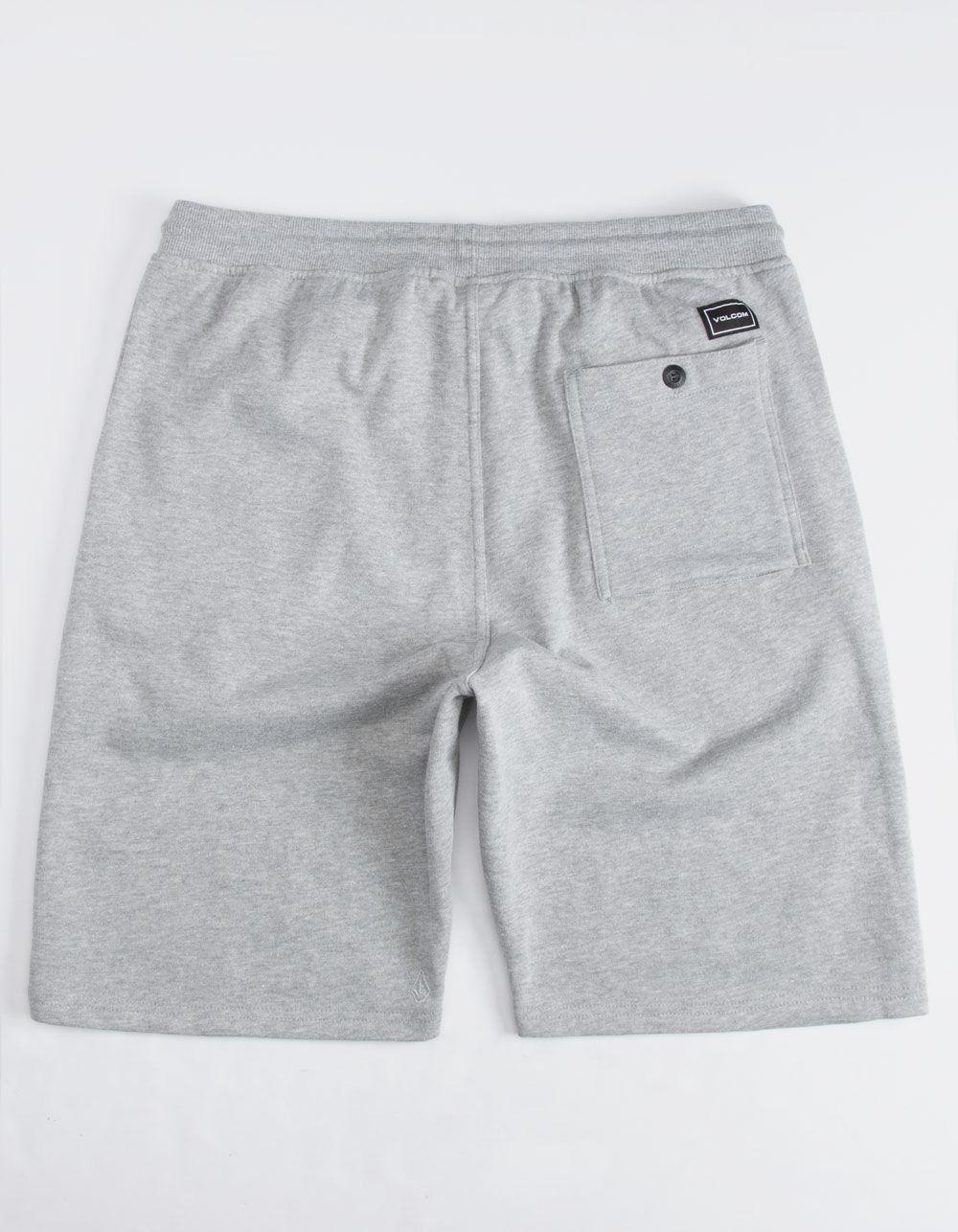 mens sweat shorts grey