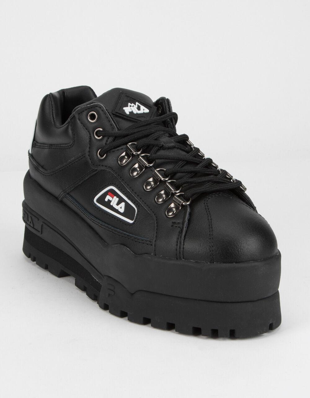 fila platform wedge heels