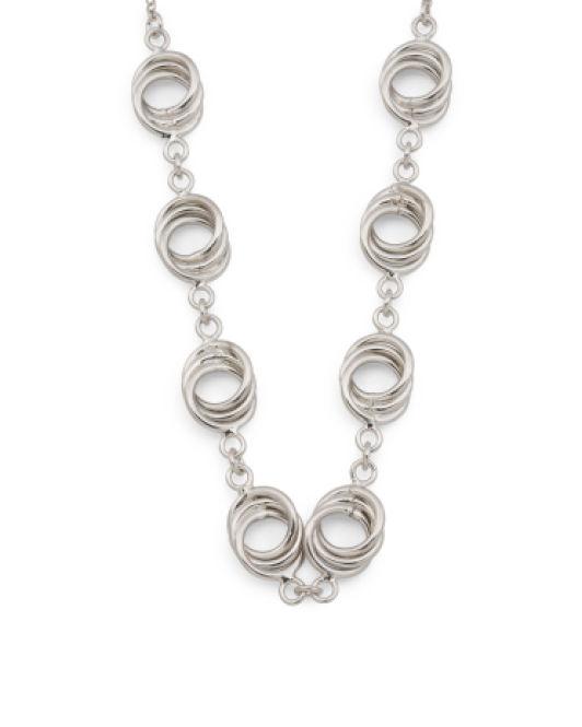Lyst Tj Maxx Made In Italy Sterling Silver Multi Circle