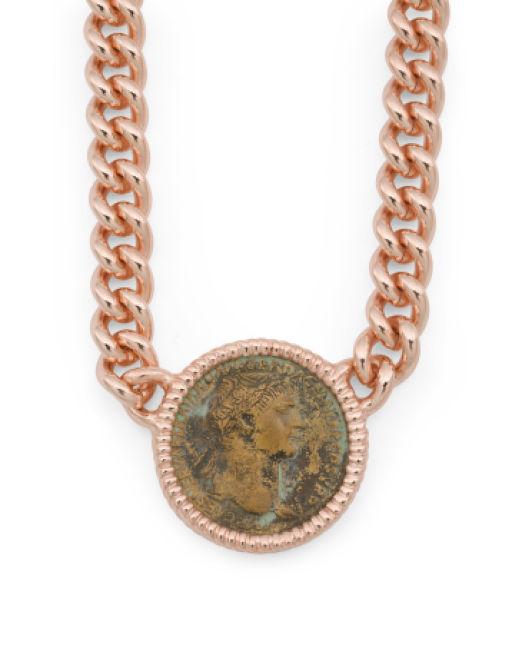 Lyst Tj Maxx Made In Italy Rose Gold Plated Coin
