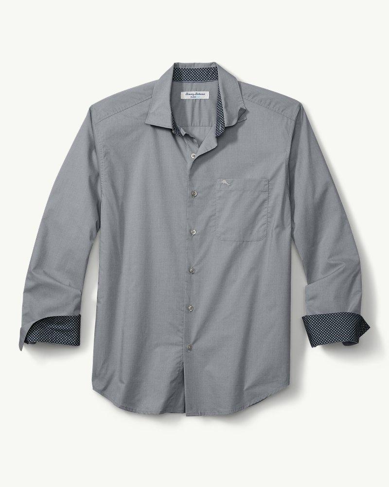 Tommy Bahama Cotton Newport Coast Islandzone® Shirt in Gray for Men