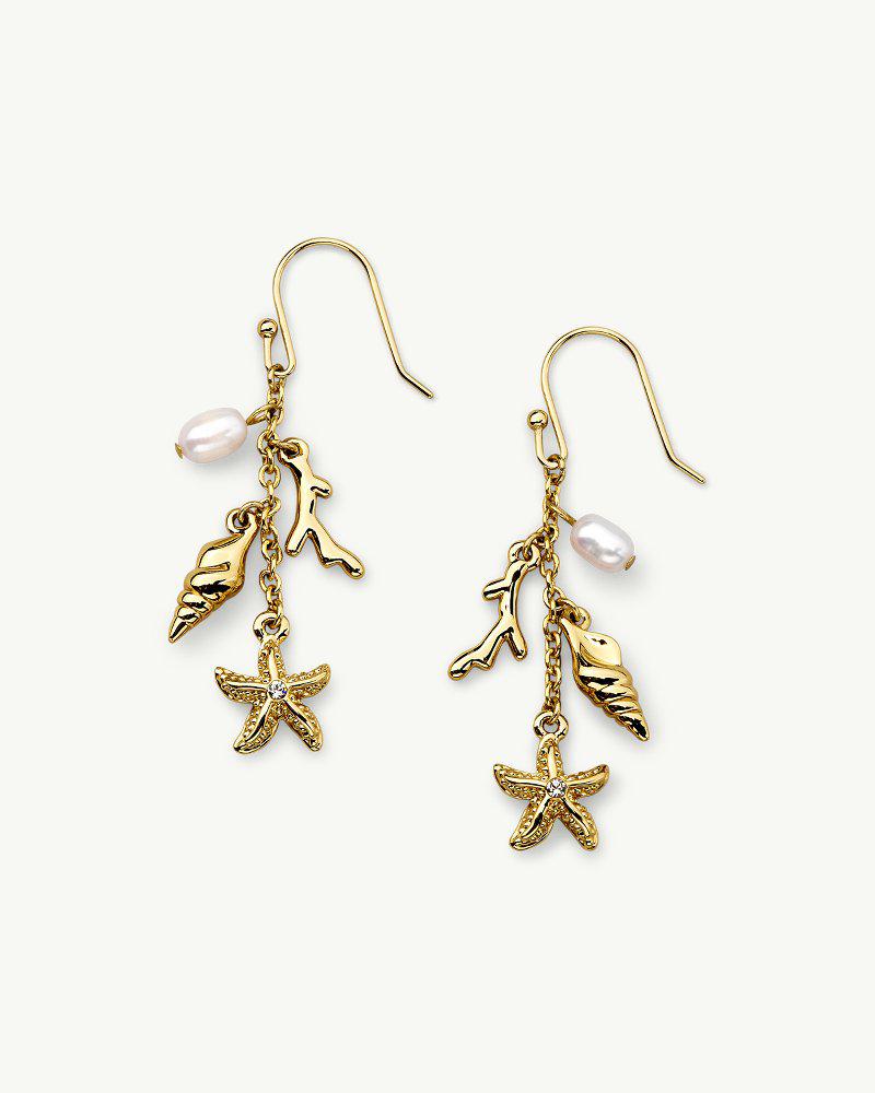 Lyst Tommy Bahama Swarovski Crystal Sealife Cer Earrings In Tommy Bahama