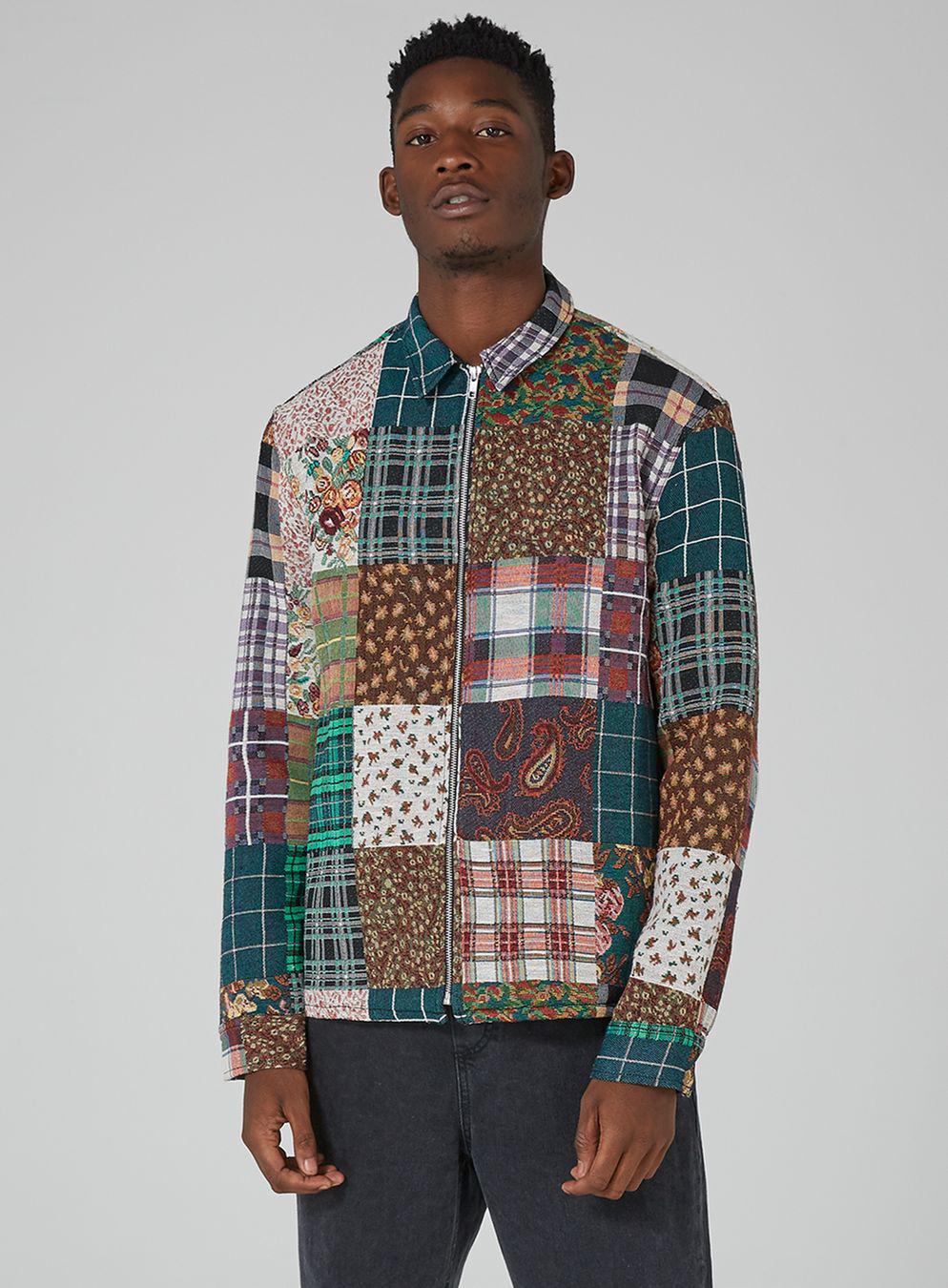 topman multi coloured shirt