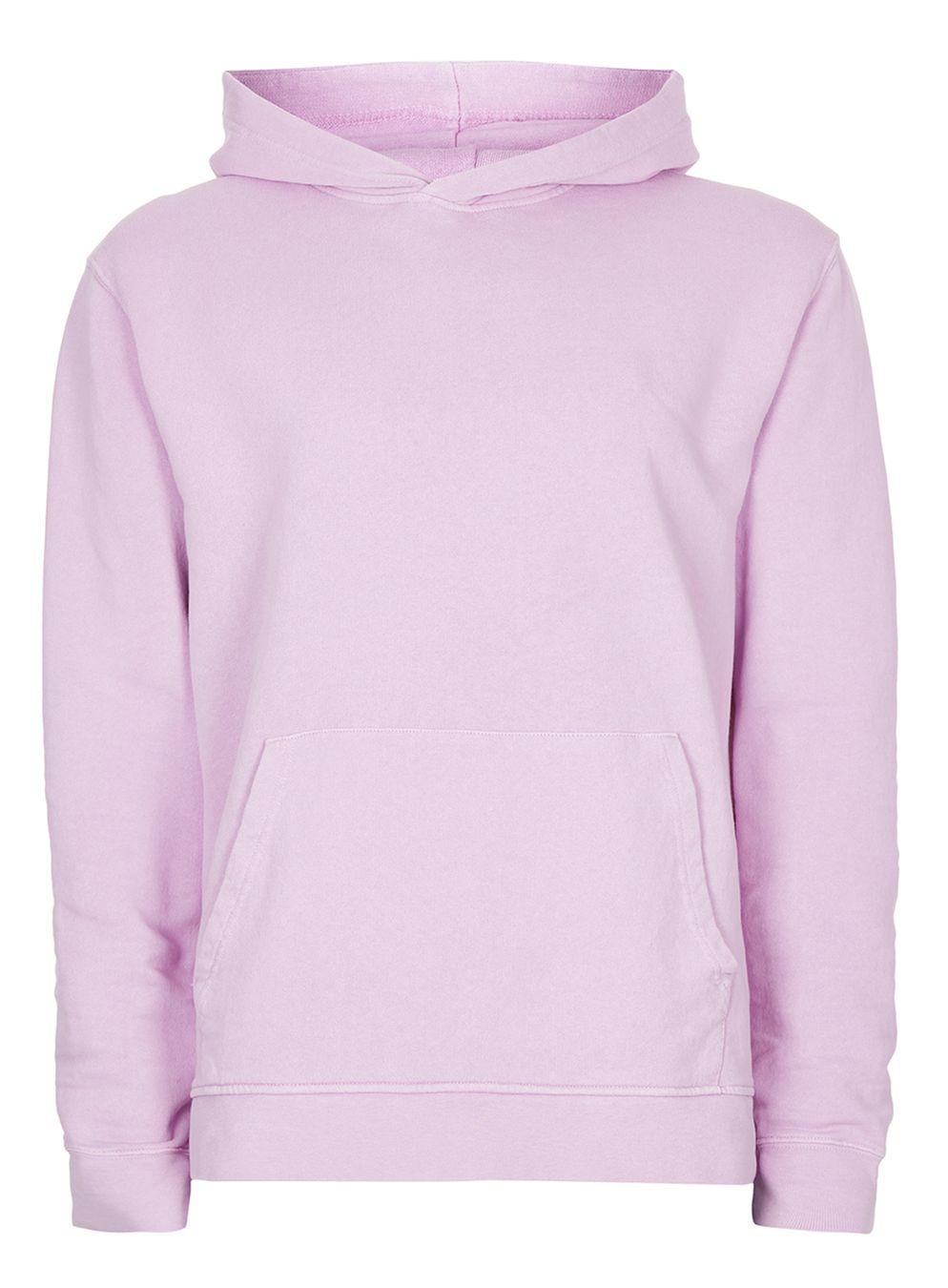 Lyst - Topman Washed Lilac Classic Fit Hoodie in Purple for Men