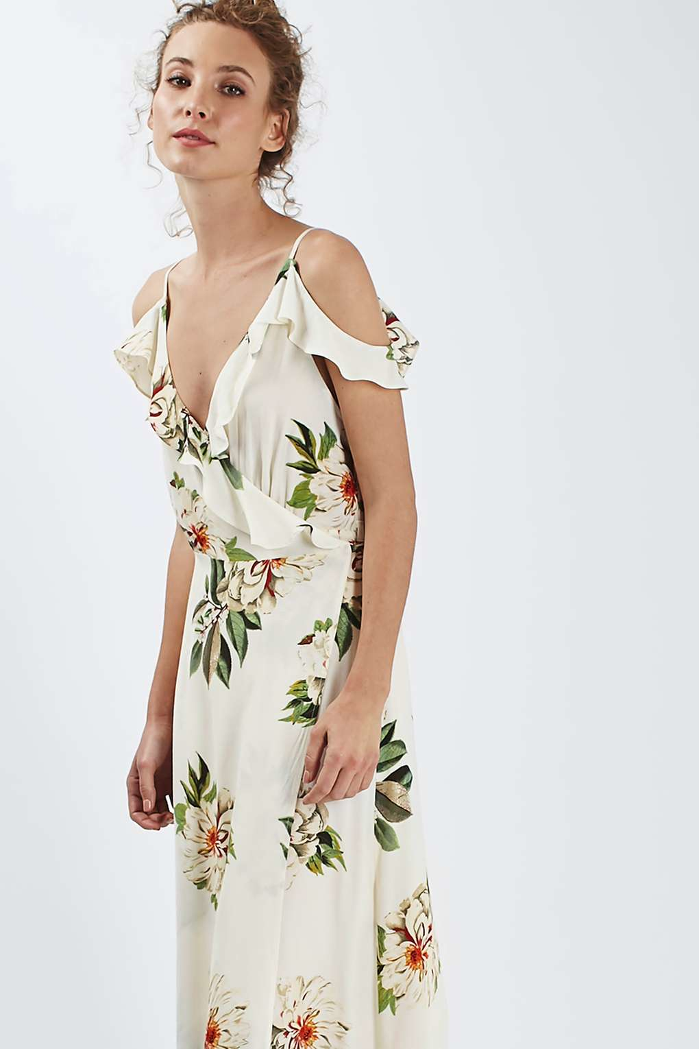 Lyst Floral Maxi Dress in Green