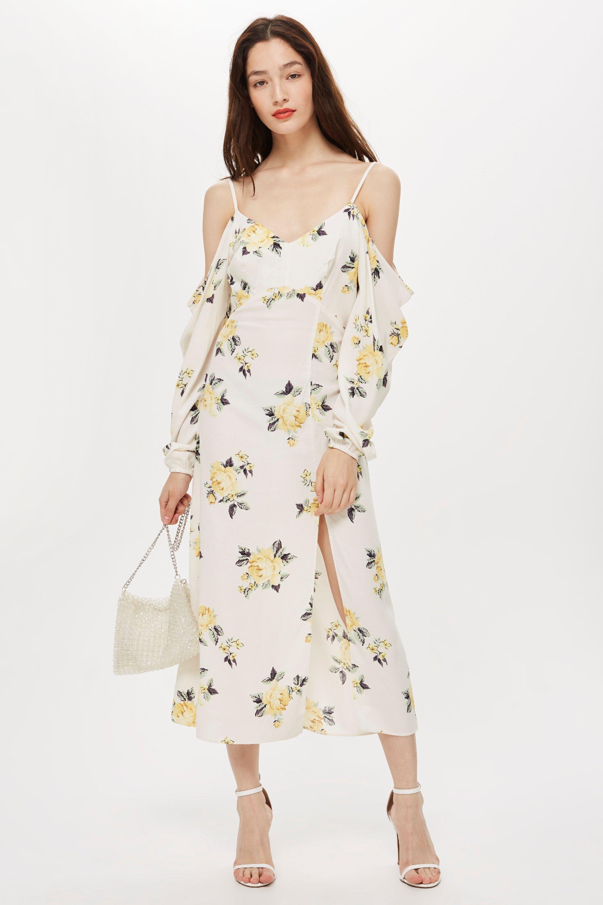 En Nobody's Lyst Midi Topshop Florence Robe Child Bloom Drapée wSwpZ8WqF