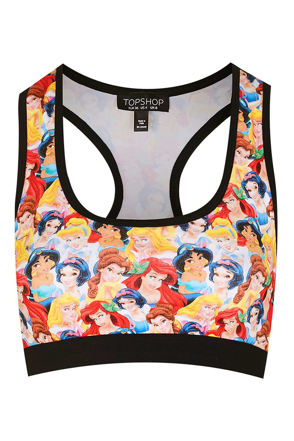 Lyst - Topshop Disney Princess Crop Top