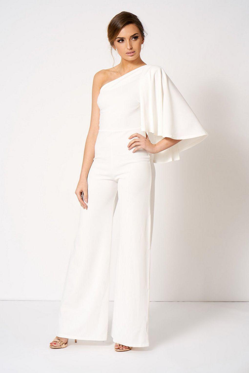 club l one shoulder jumpsuit