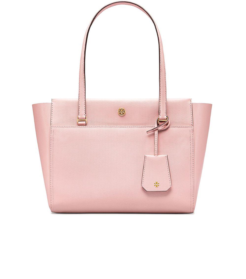 Tory burch Parker Small Tote in Pink - Save 31% | Lyst